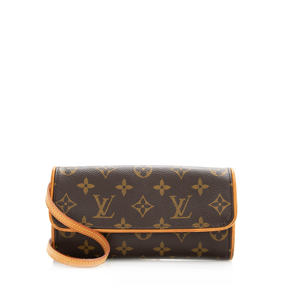 Louis Vuitton Vintage Monogram Canvas Pochette Twin PM Shoulder Bag - FINAL SALE (SHF-20112)