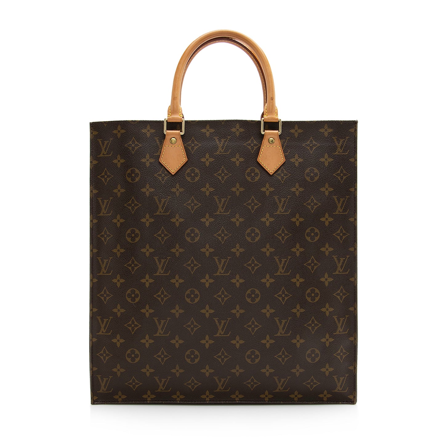 Louis Vuitton Vintage Monogram Canvas Sac Plat Tote (SHF-22683)