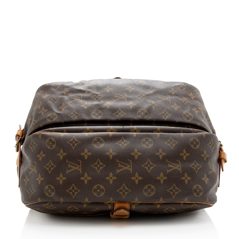 Louis Vuitton Vintage Monogram Canvas Saumur 35 Messenger Bag (SHF-19530)