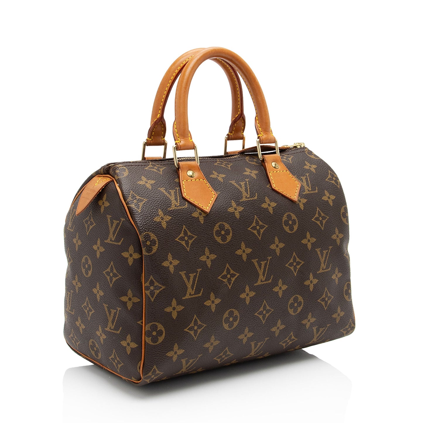 Louis Vuitton Vintage Monogram Canvas Speedy 25 Satchel (SHF-vnaAGt)