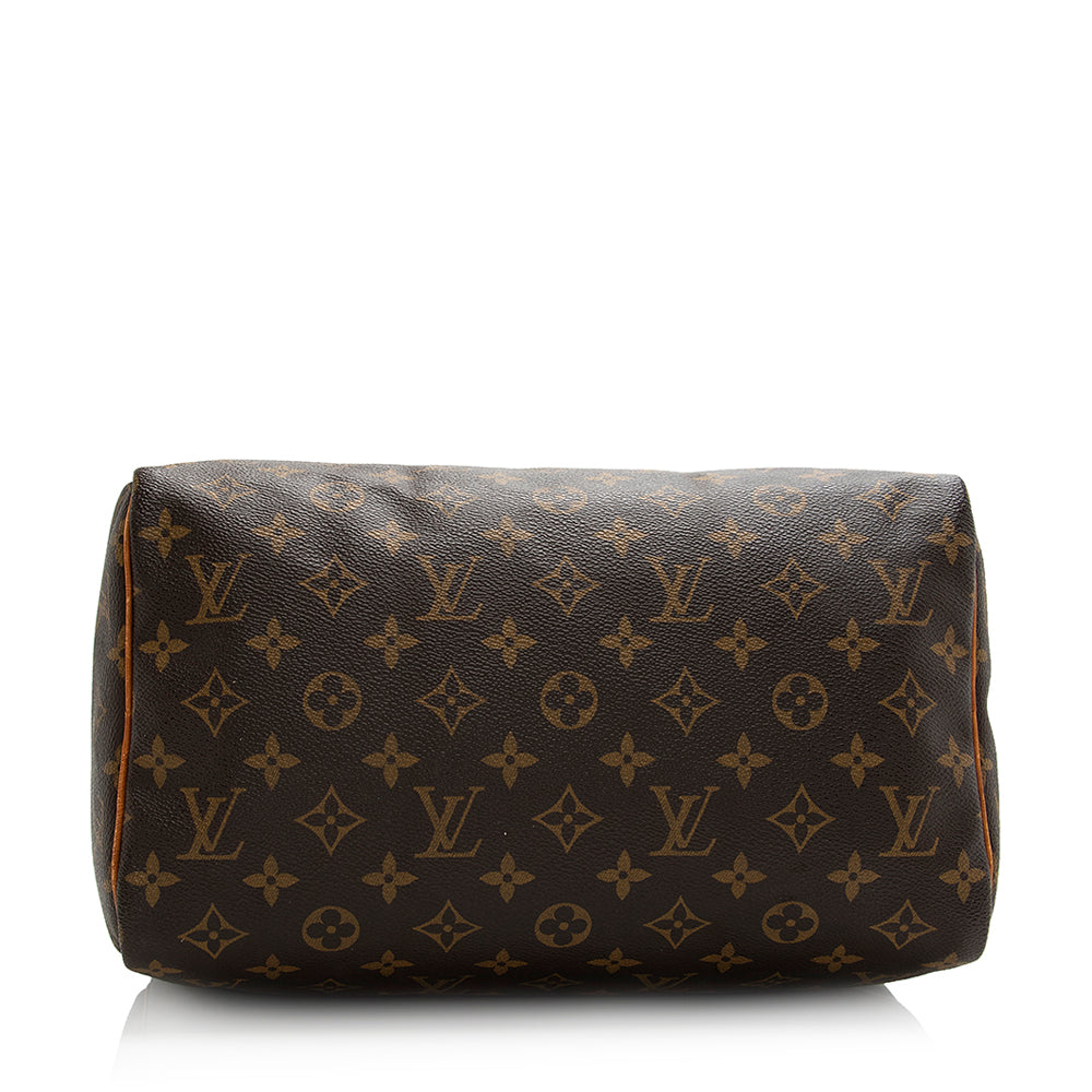 Louis Vuitton Vintage Monogram Canvas Speedy 30 Satchel (SHF-21508)
