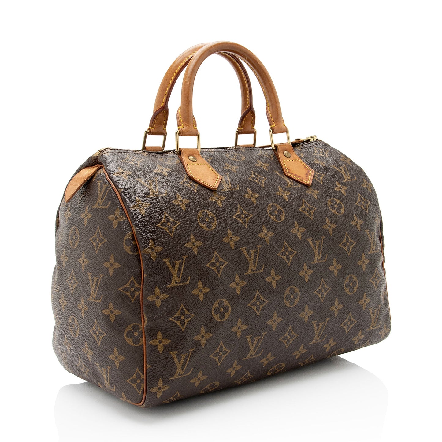 Louis Vuitton Vintage Monogram Canvas Speedy 30 Satchel (SHF-3F2a97)
