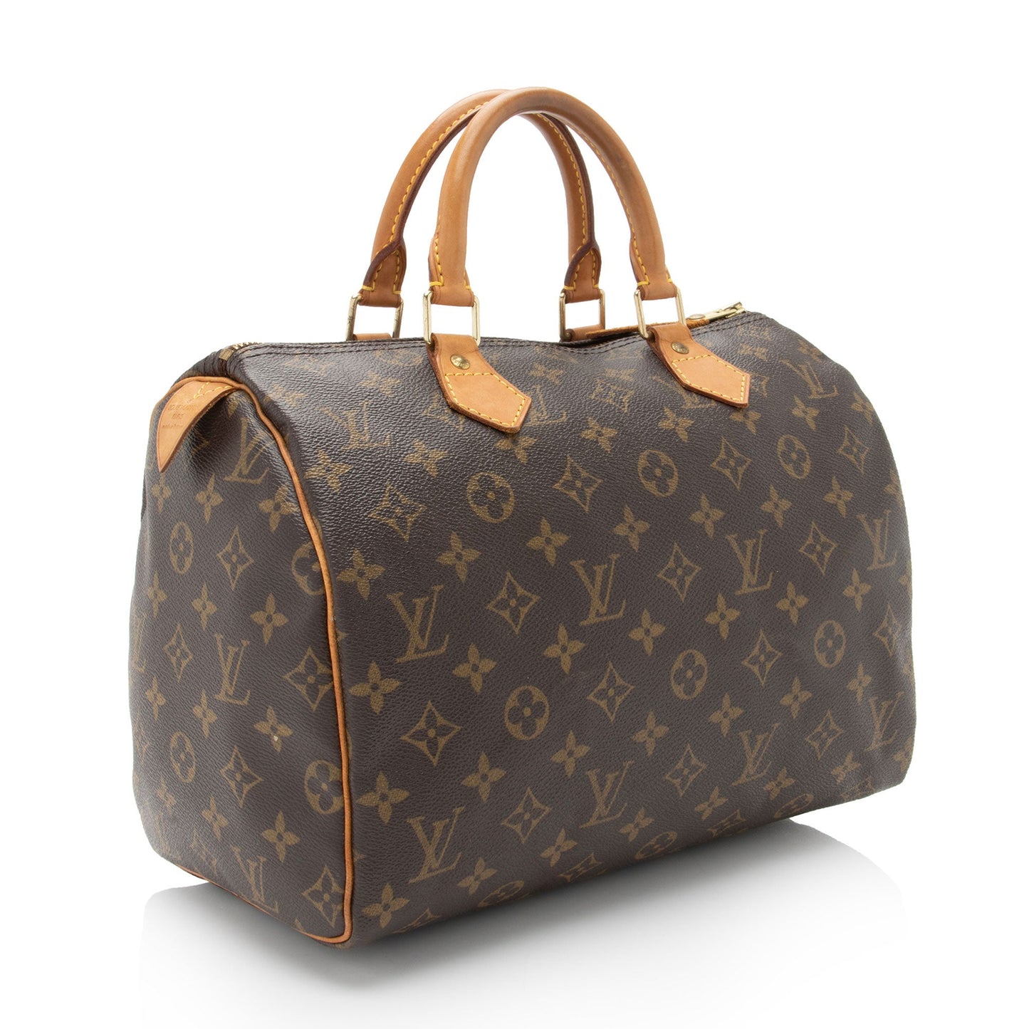 Louis Vuitton Vintage Monogram Canvas Speedy 30 Satchel (SHF-nvsklM)