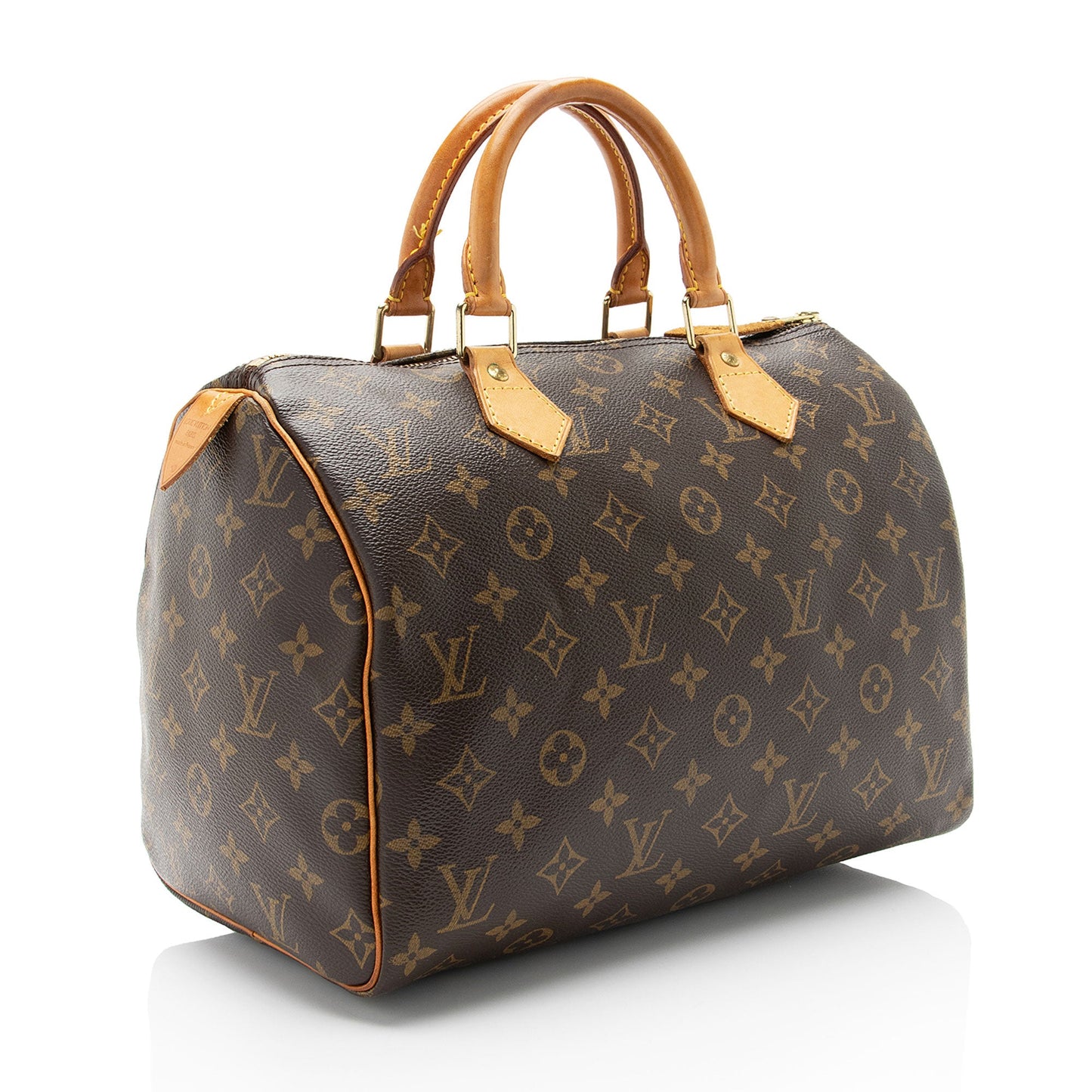 Louis Vuitton Vintage Monogram Canvas Speedy 30 Satchel (SHF-q1arz5)