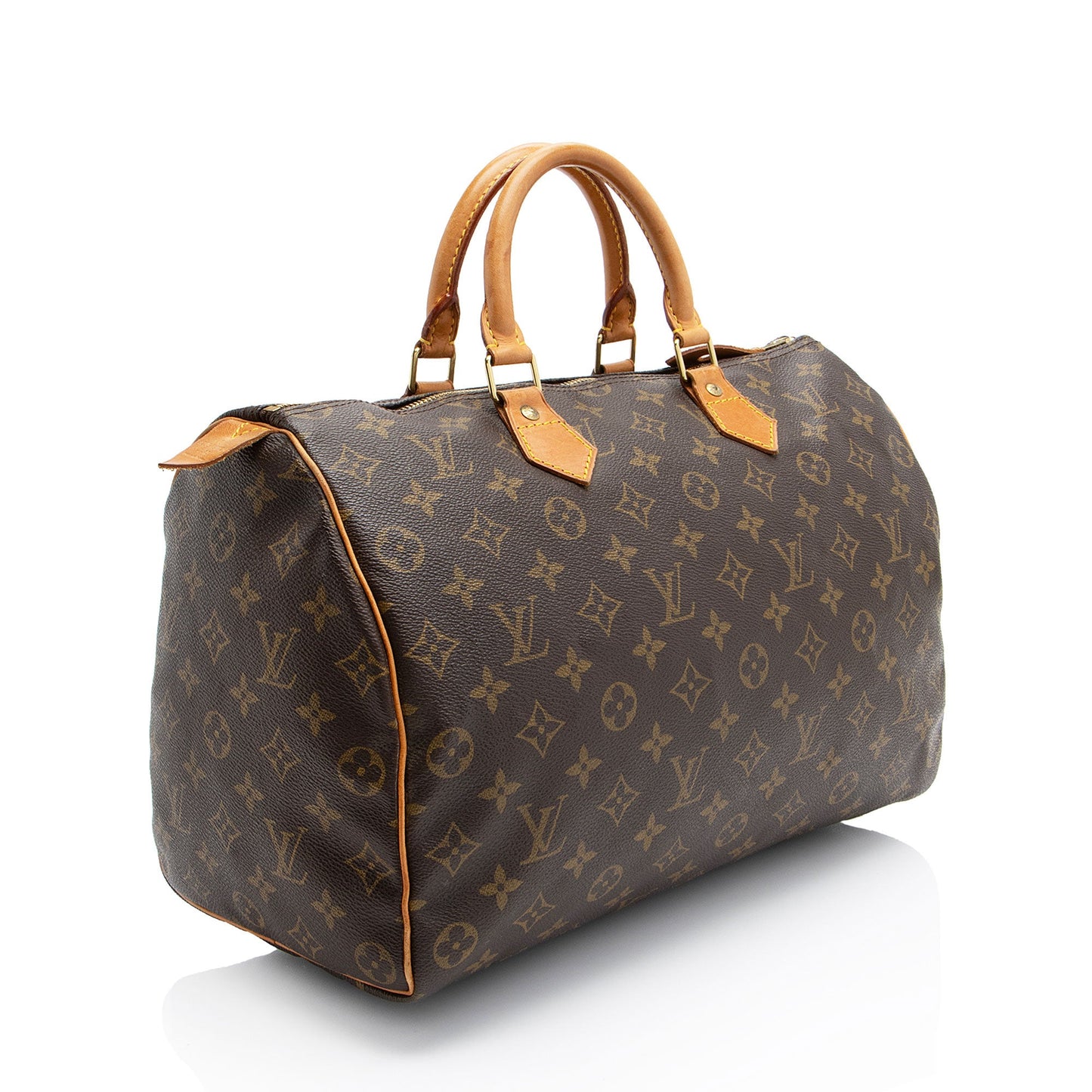 Louis Vuitton Vintage Monogram Canvas Speedy 35 Satchel