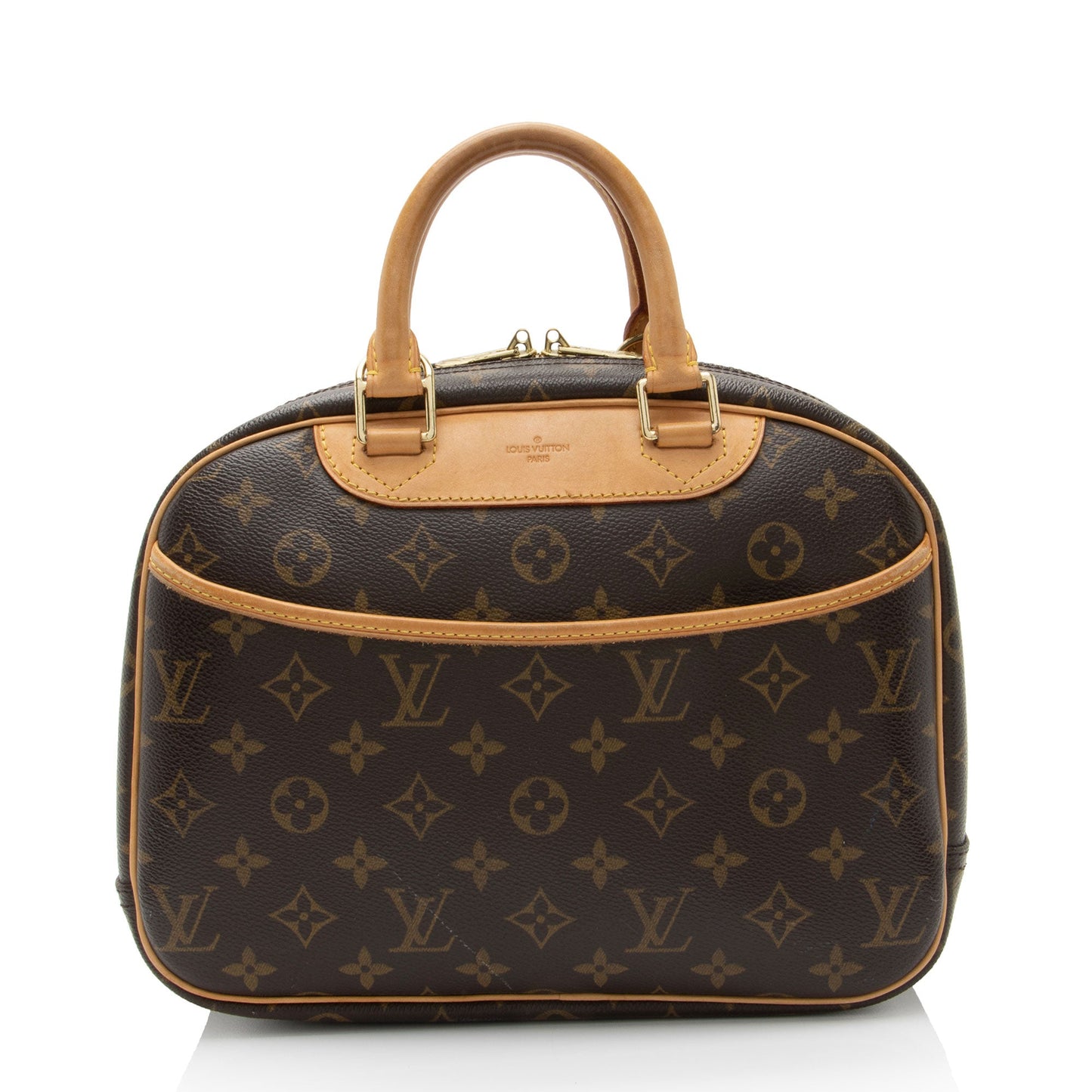 Louis Vuitton Vintage Monogram Canvas Trouville Satchel (SHF-ZaFIXT)
