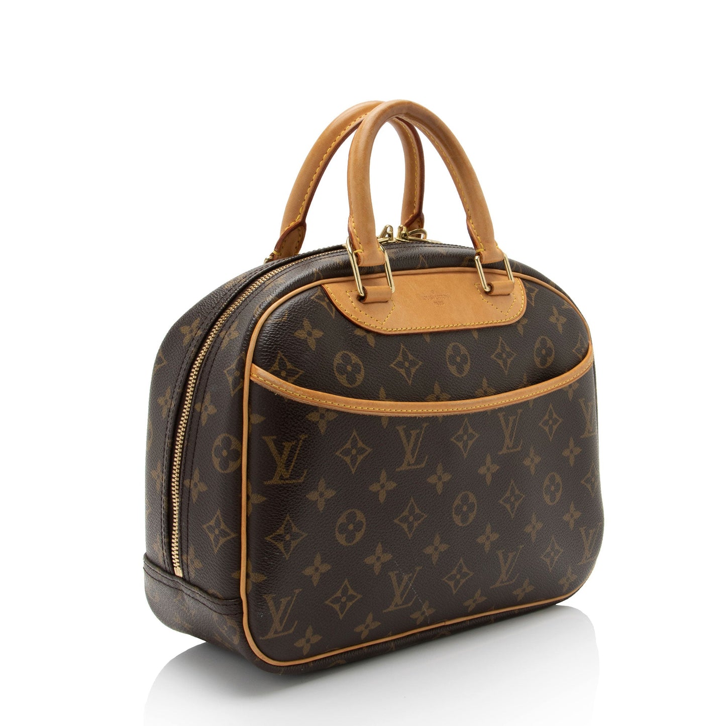 Louis Vuitton Vintage Monogram Canvas Trouville Satchel (SHF-ZaFIXT)
