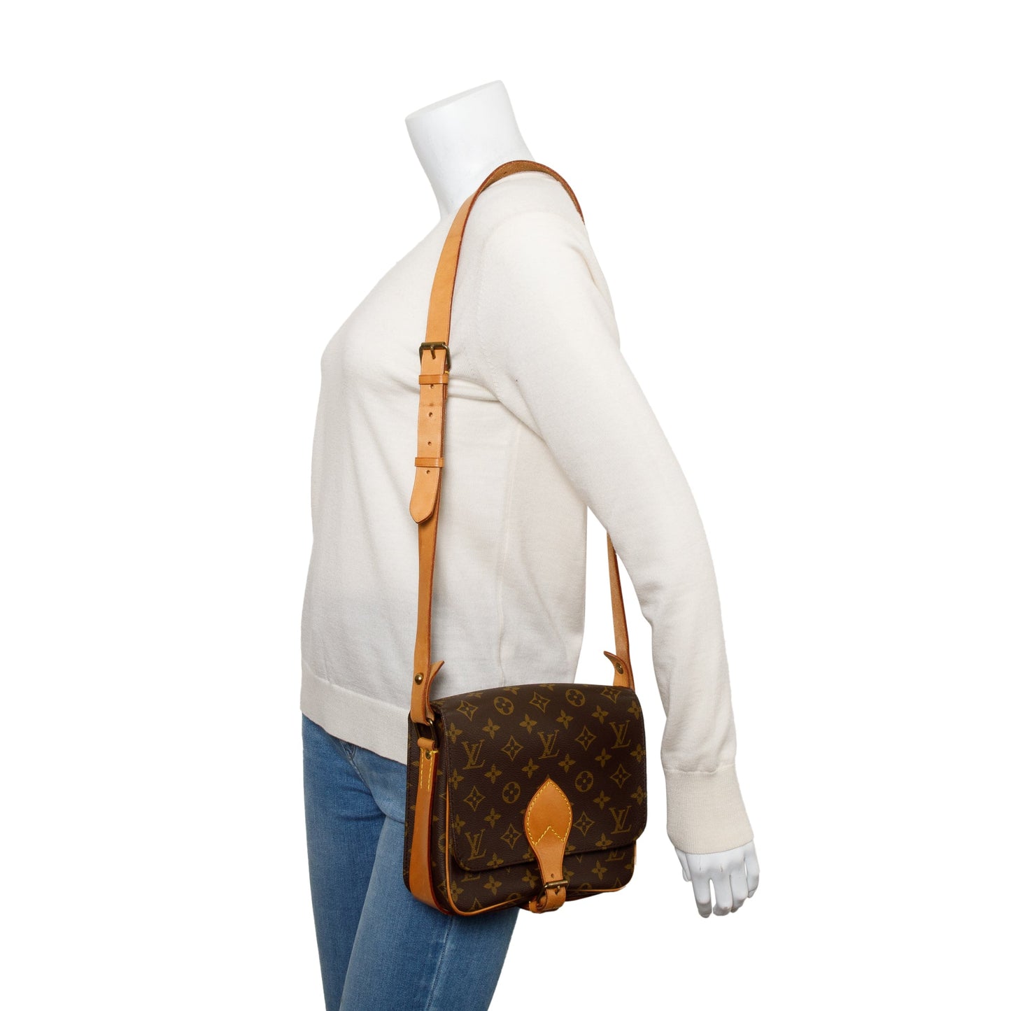 Louis Vuitton Vintage Monogram Cartouchiere MM