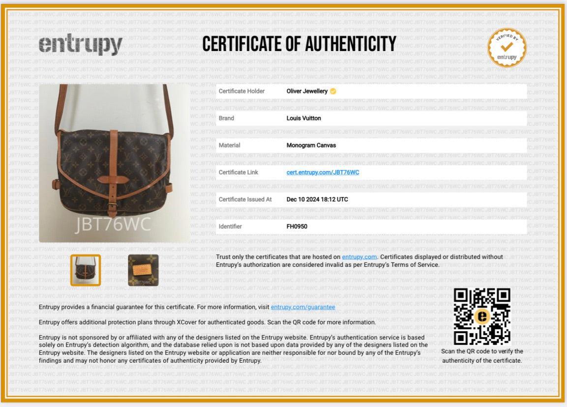 Louis Vuitton Vintage Monogram Saumur 30