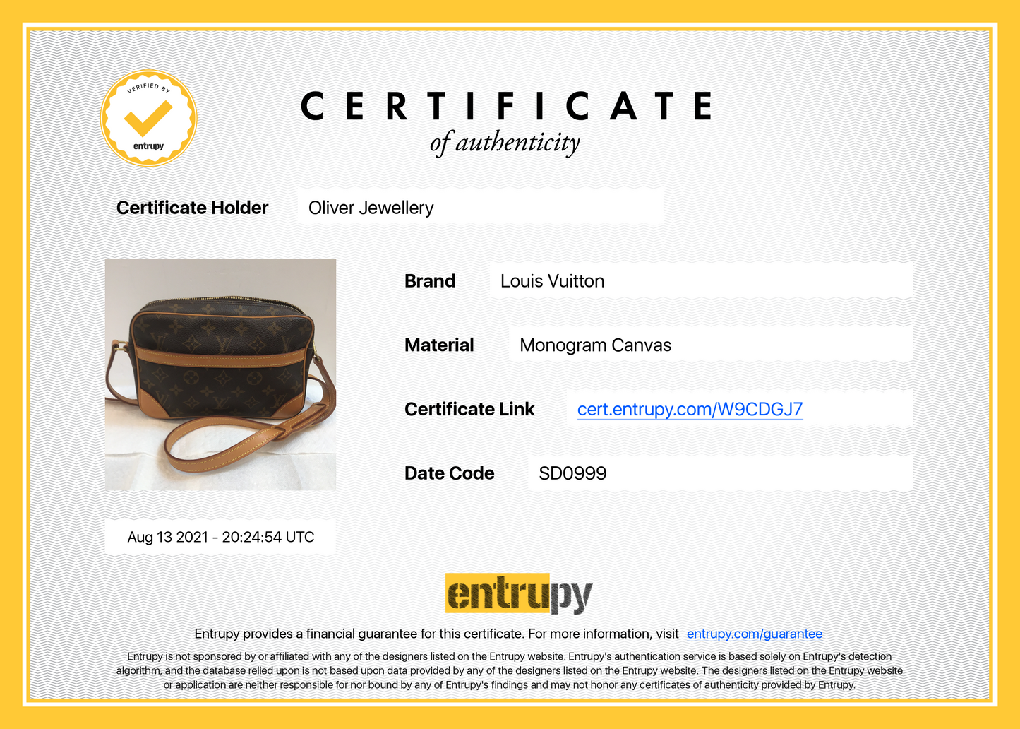 Louis Vuitton Vintage Monogram Trocadero 24