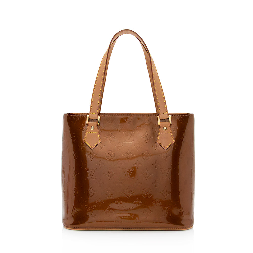 Louis Vuitton Vintage Monogram Vernis Houston Tote (SHF-20133)