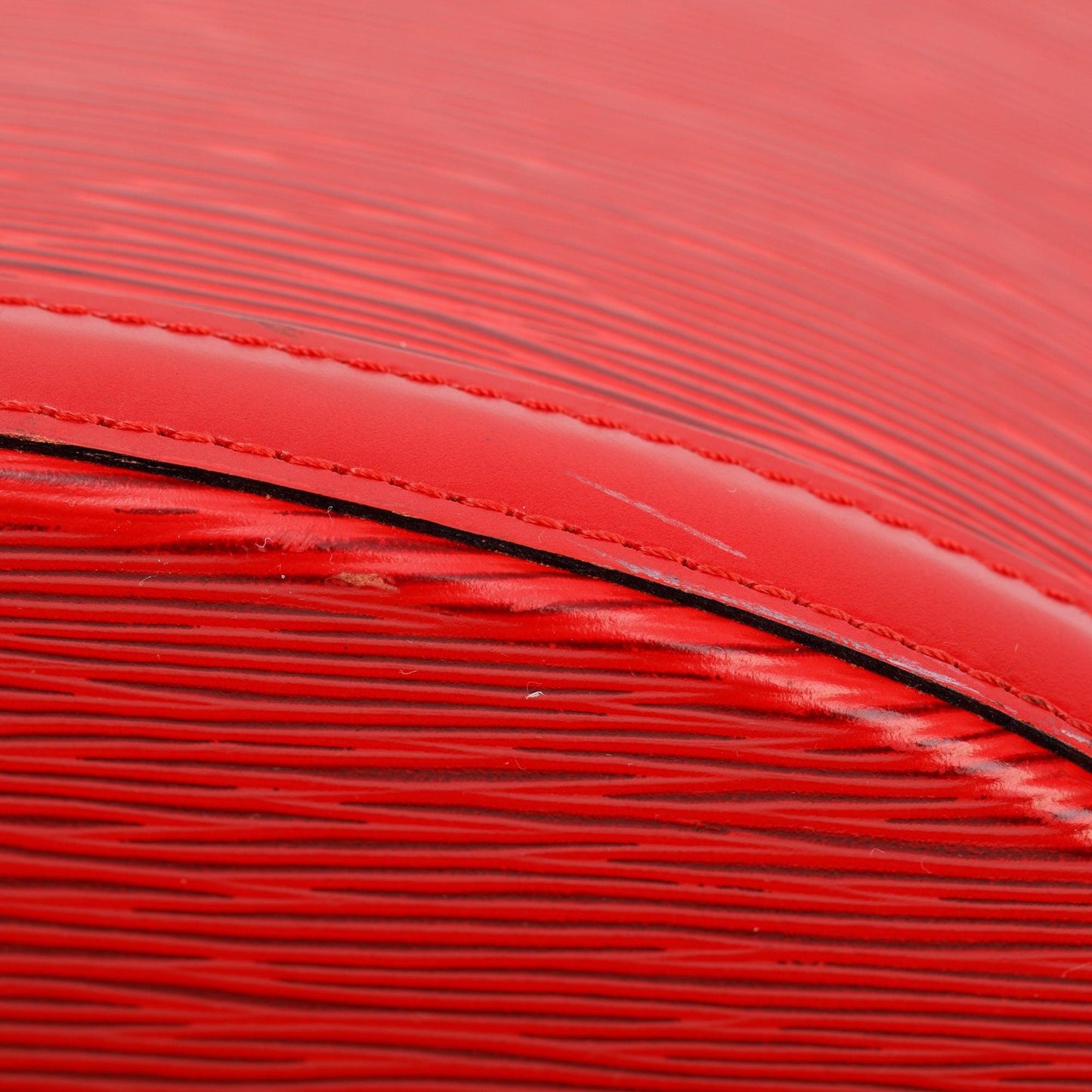 Louis Vuitton Vintage Red Epi Leather Cluny Bag