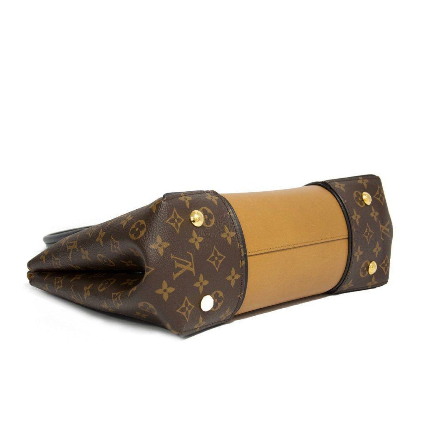 Louis Vuitton W Monogram Cuir Orf√®vre Tote Noisette PM Bag