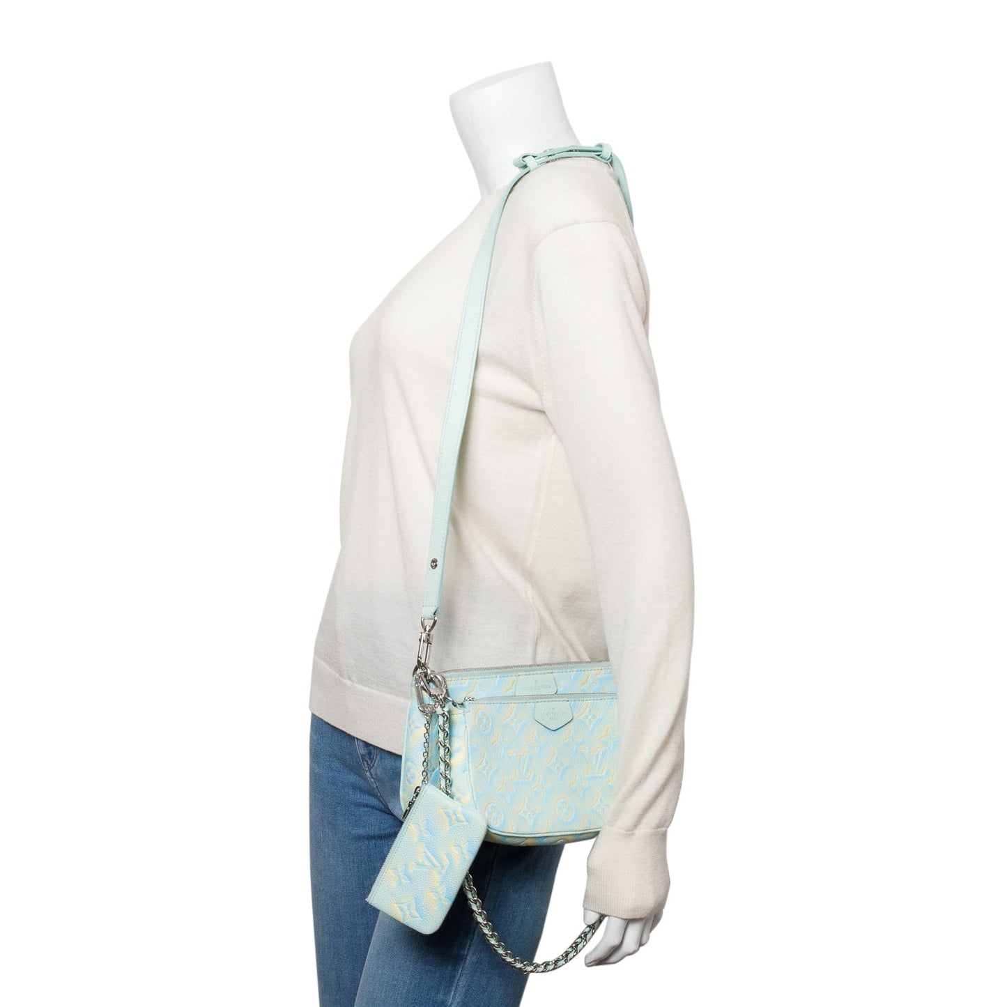 Louis Vuitton Water Green Monogram Empreinte Summer Stardust Multi-Pochette Accessoires