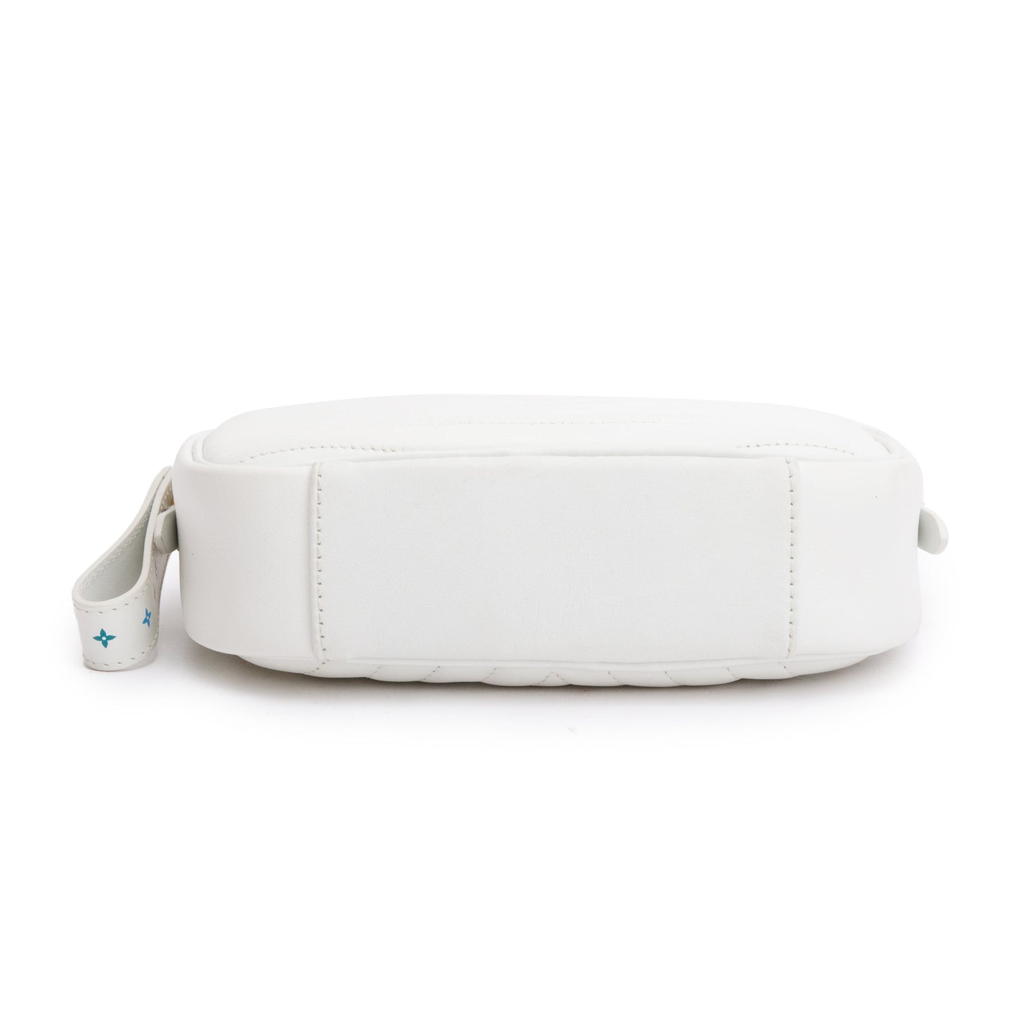 Louis Vuitton White Calfskin Leather New Wave Camera Bag