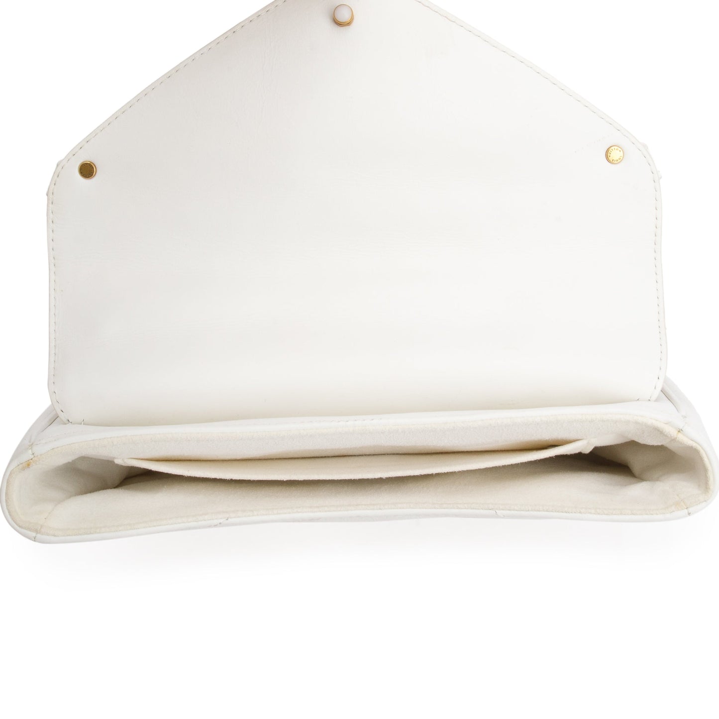 Louis Vuitton White Cowhide Leather New Wave Chain Bag MM