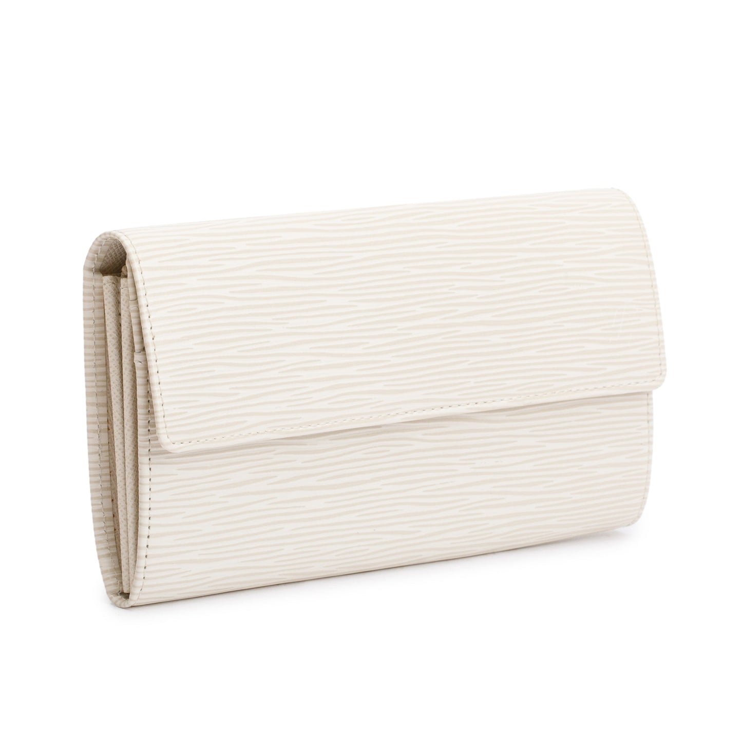 Louis Vuitton White Epi Leather Sarah Wallet