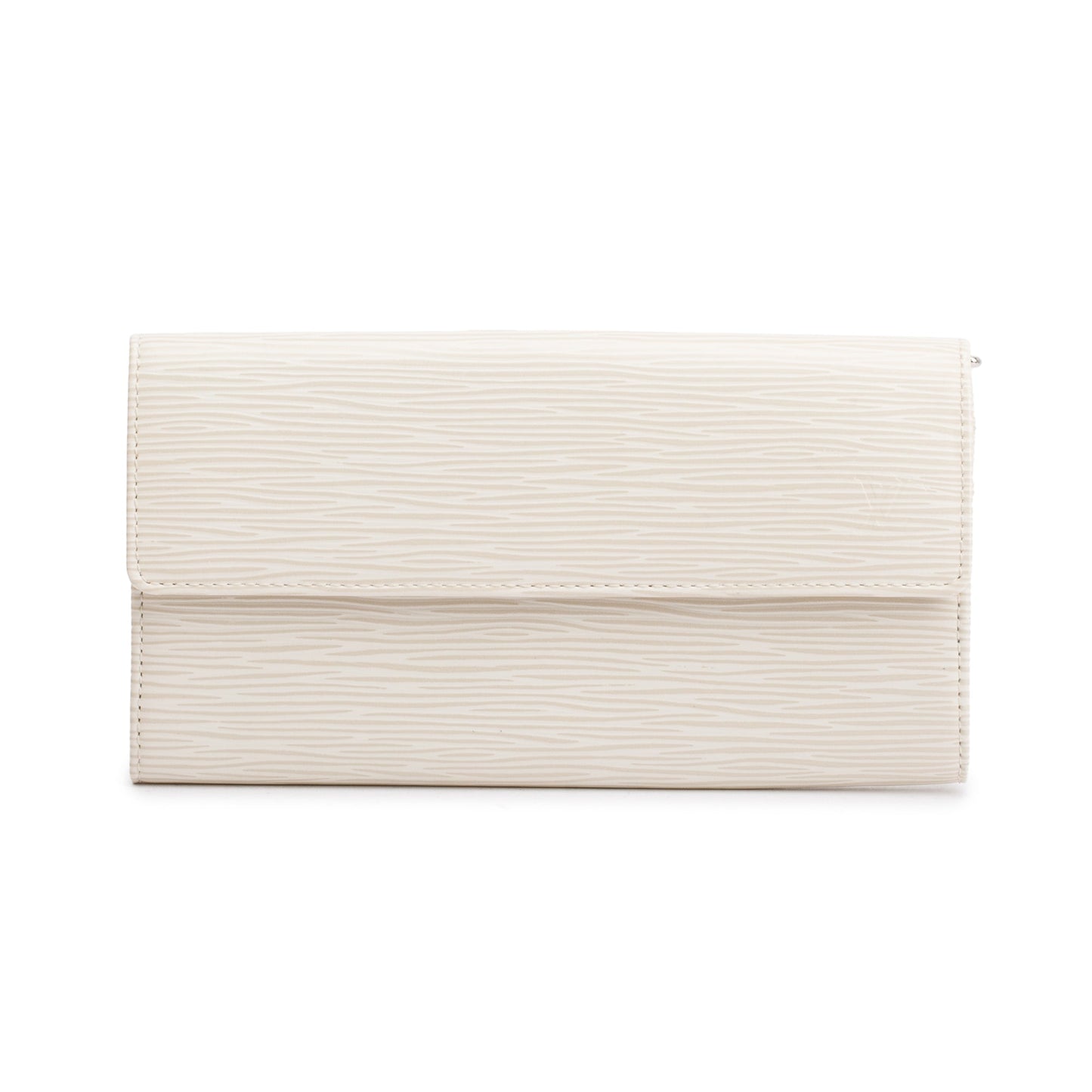 Louis Vuitton White Epi Leather Sarah Wallet