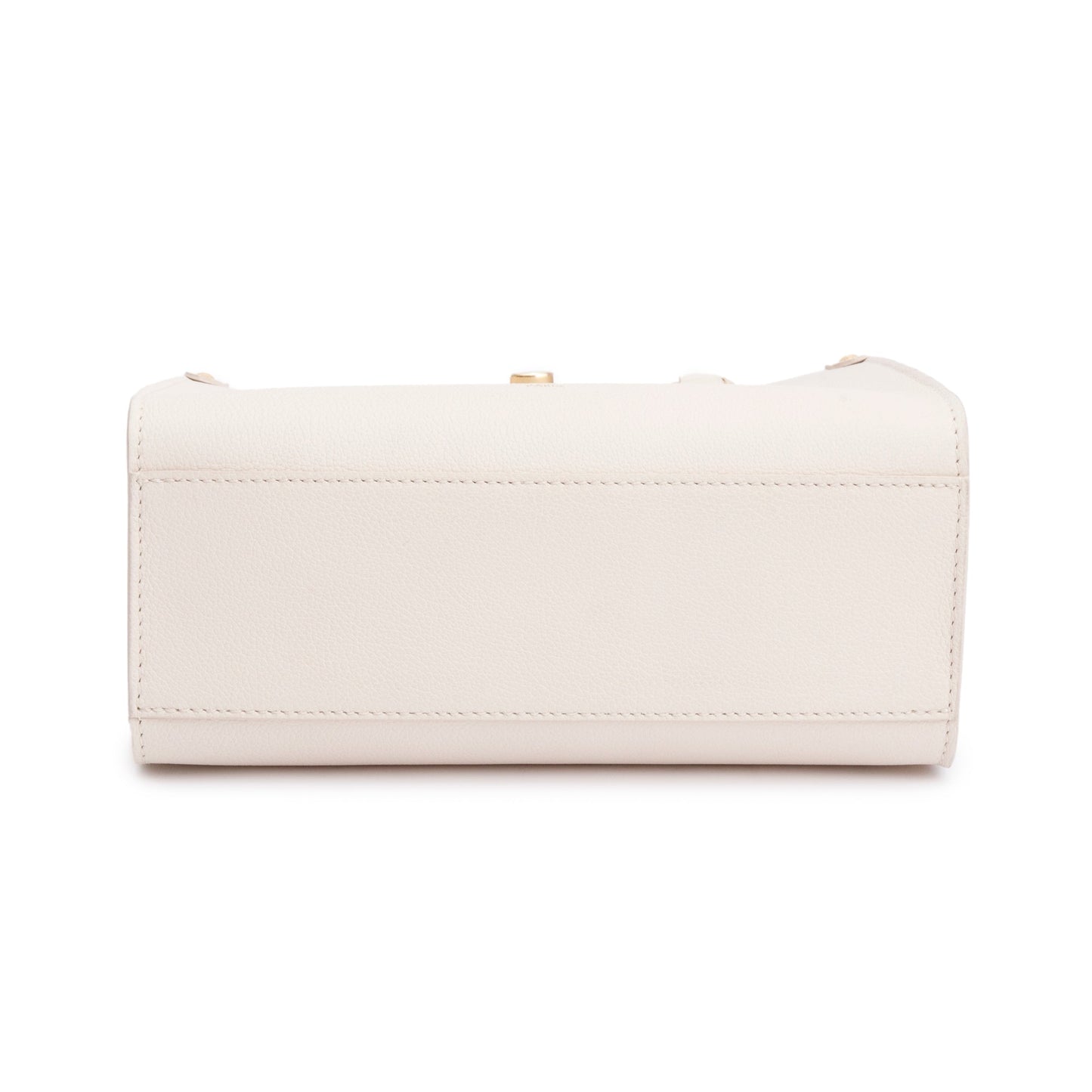 Louis Vuitton White Leather Lock & Go Handle Bag