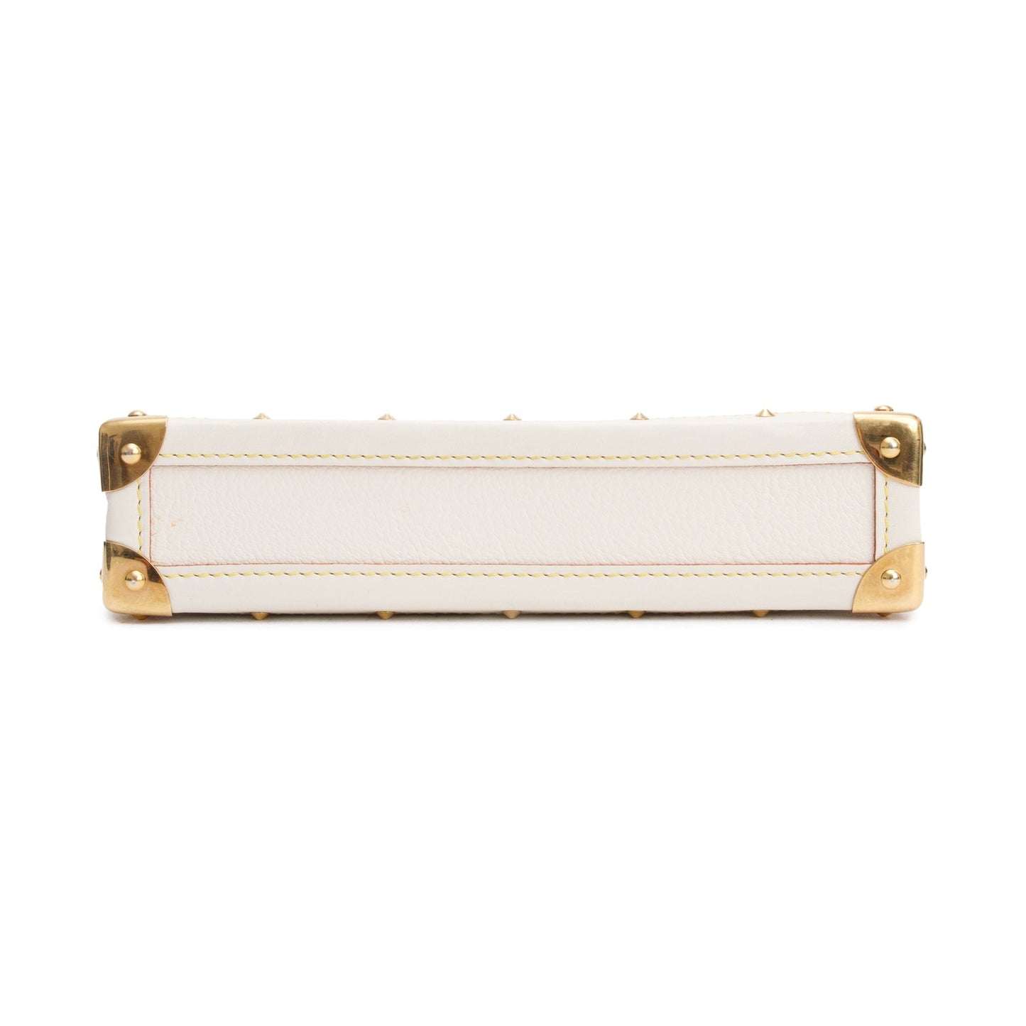 Louis Vuitton White Leather Suhali L'Aimable Bag