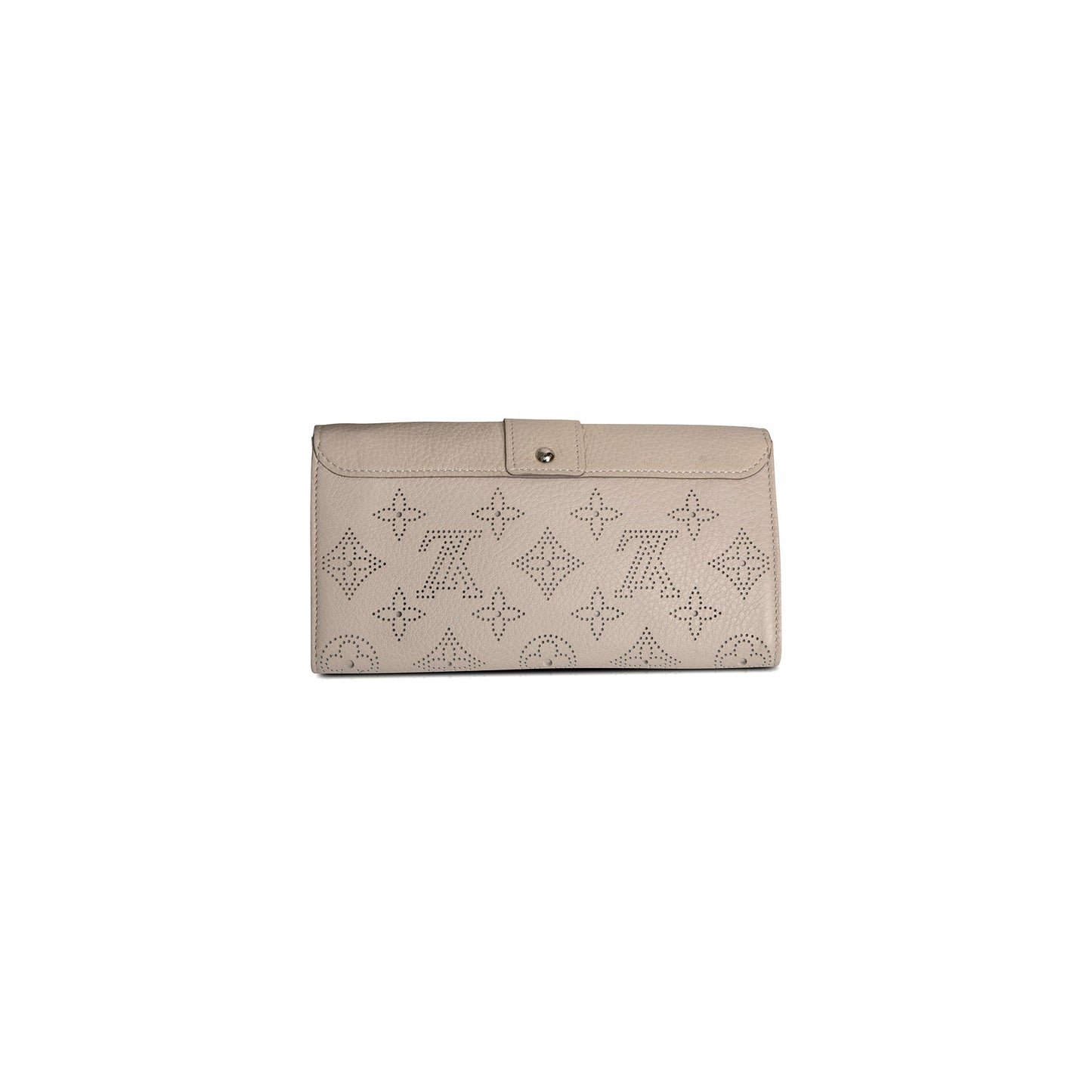 Louis Vuitton White Monogram Mahina Leather Amelia Wallet