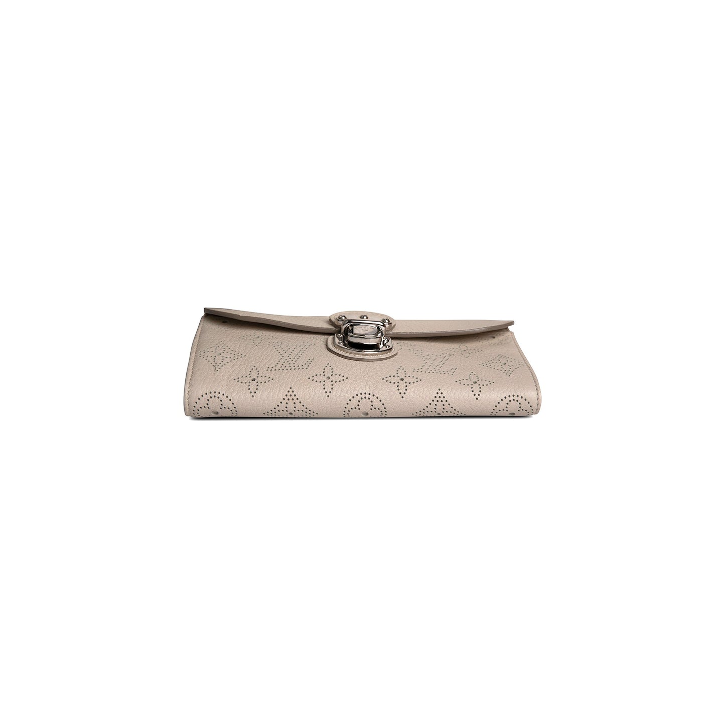 Louis Vuitton White Monogram Mahina Leather Amelia Wallet