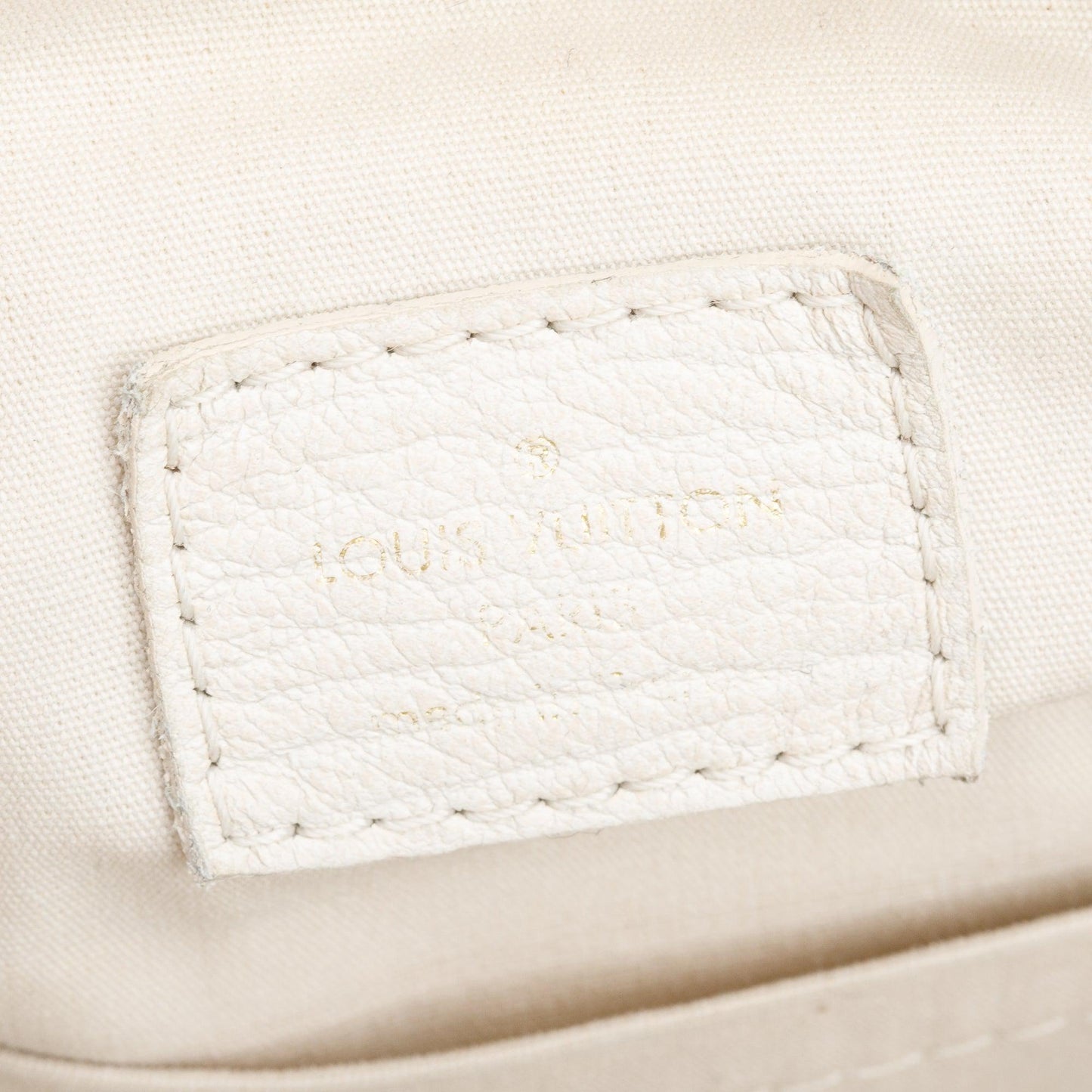 Louis Vuitton White Monogram Mini Lin Croisette Marina Bag