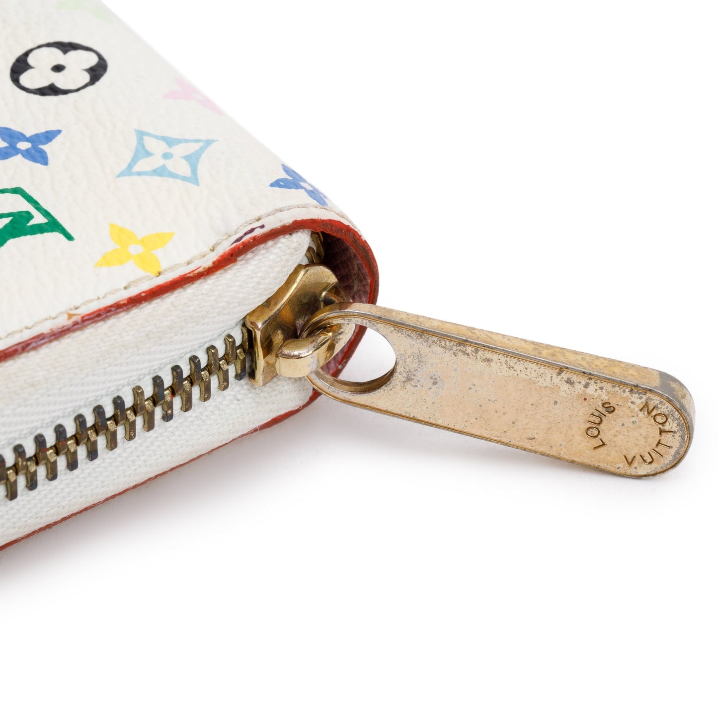 Louis Vuitton White Monogram Multicolor Zippy Wallet