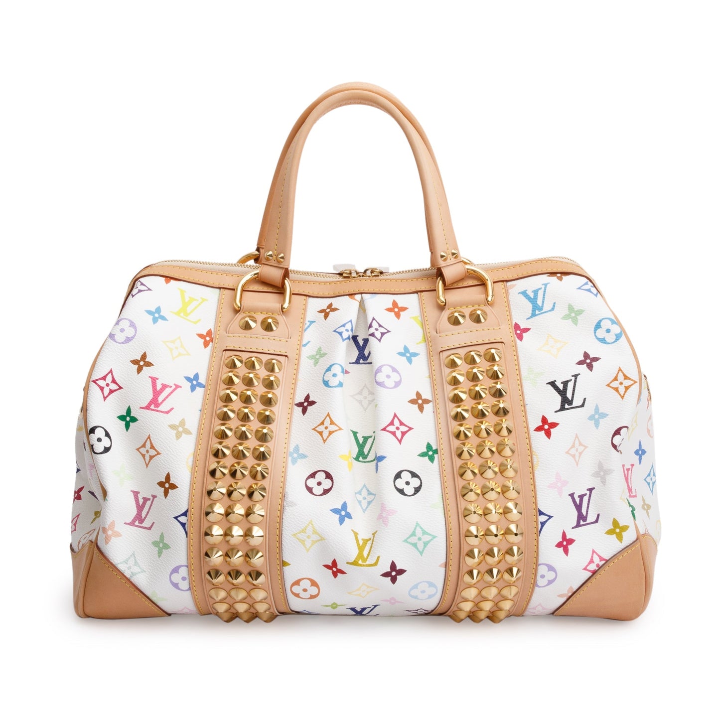 Louis Vuitton White Monogram Multicolore Courtney GM