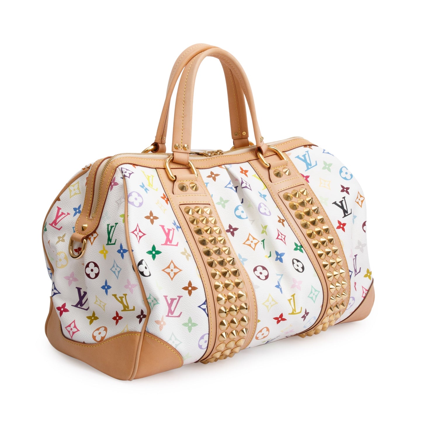 Louis Vuitton White Monogram Multicolore Courtney GM