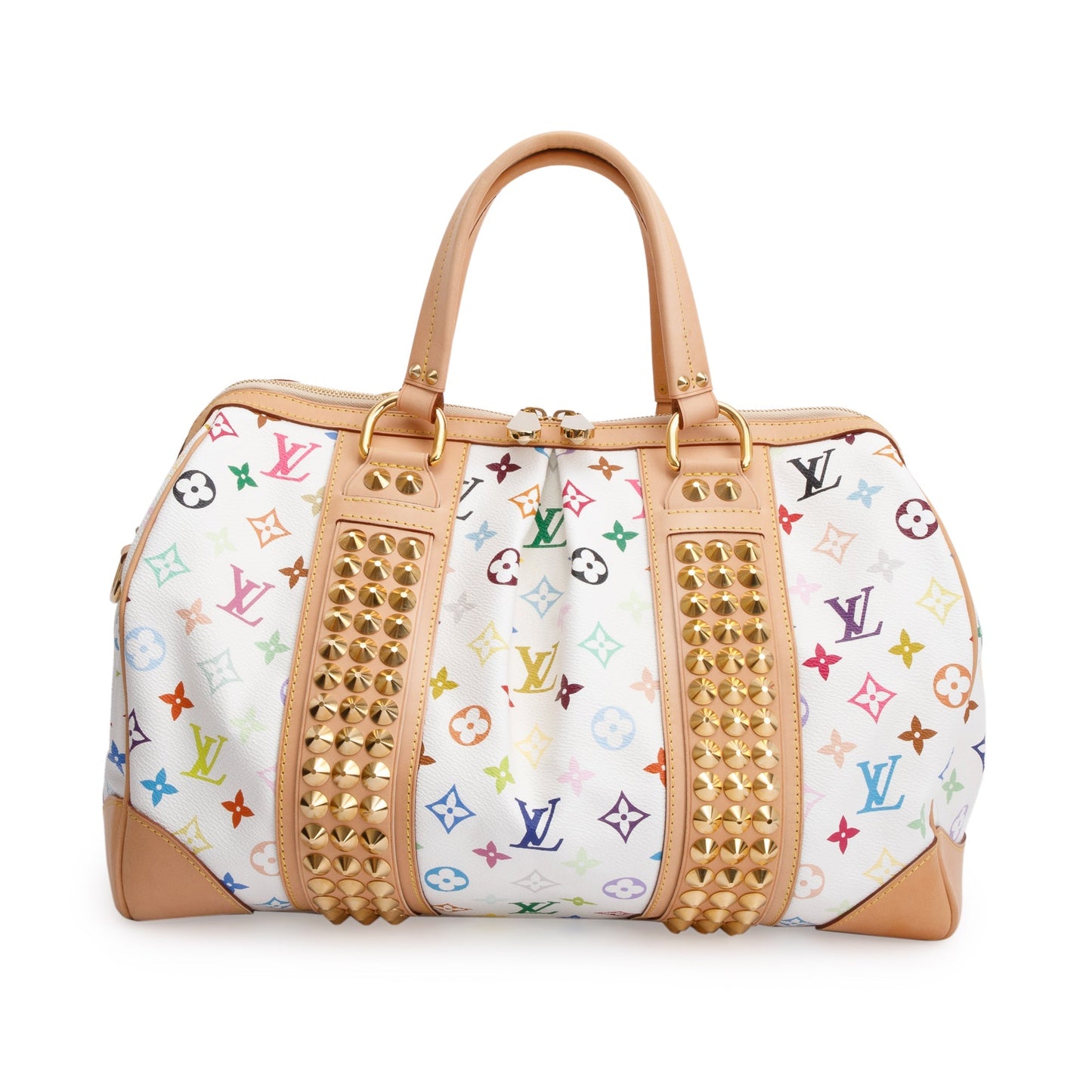 Louis Vuitton White Monogram Multicolore Courtney GM