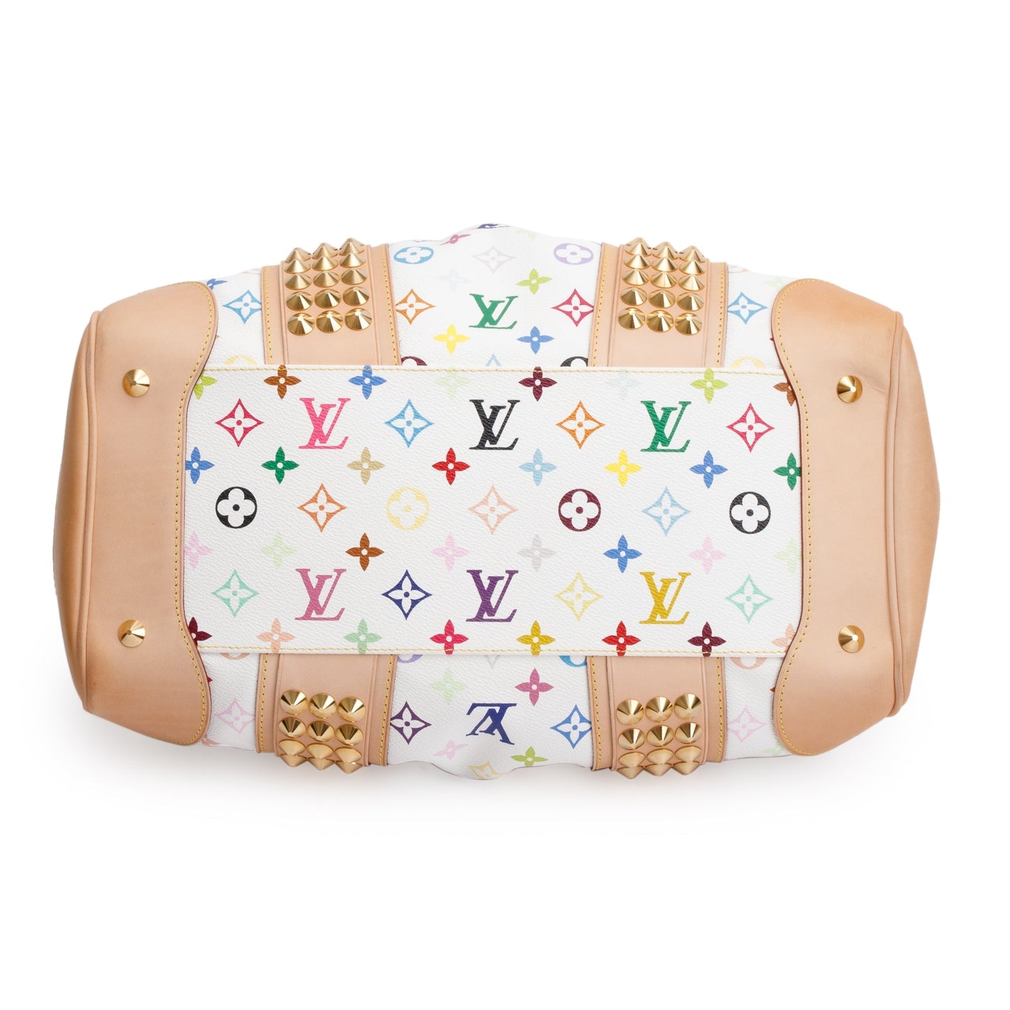 Louis Vuitton White Monogram Multicolore Courtney GM