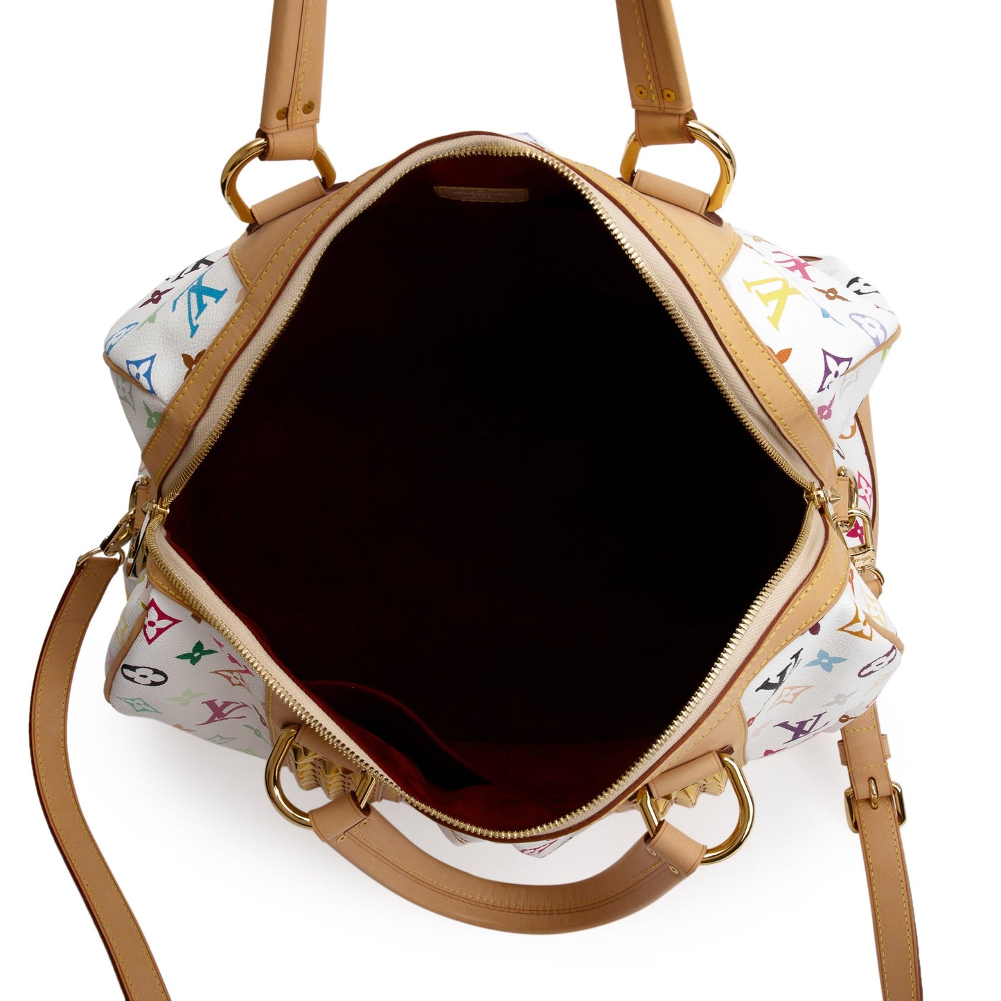 Louis Vuitton White Monogram Multicolore Courtney GM