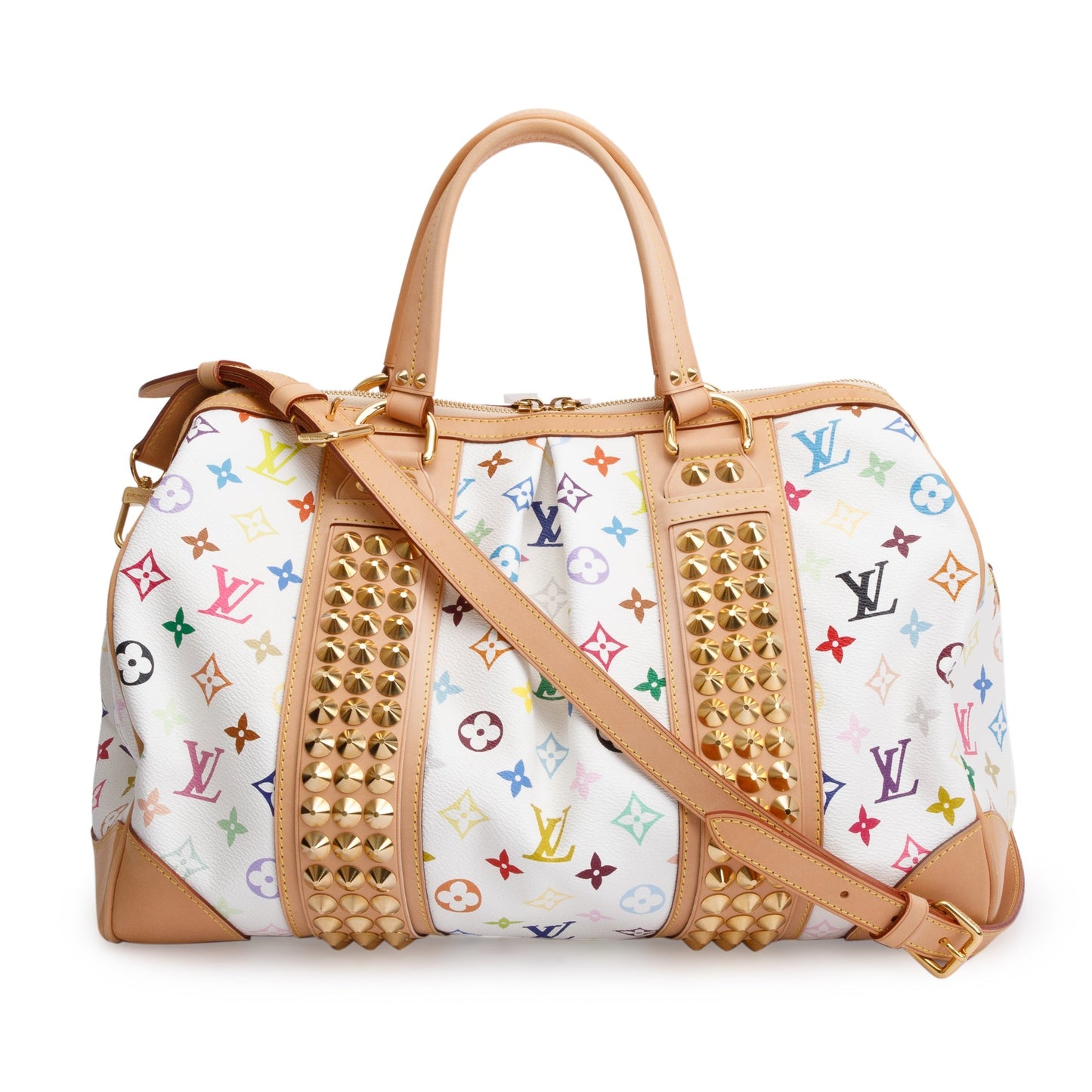 Louis Vuitton White Monogram Multicolore Courtney GM