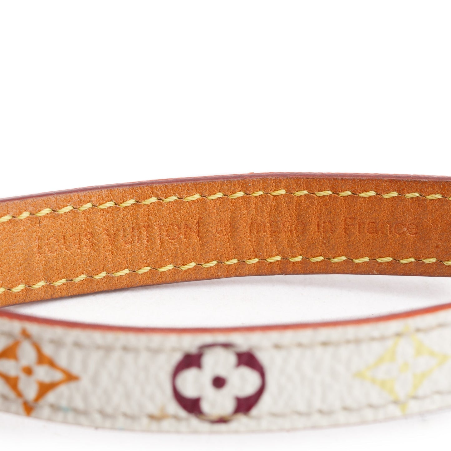 Louis Vuitton White Monogram Multicolore Phone Strap