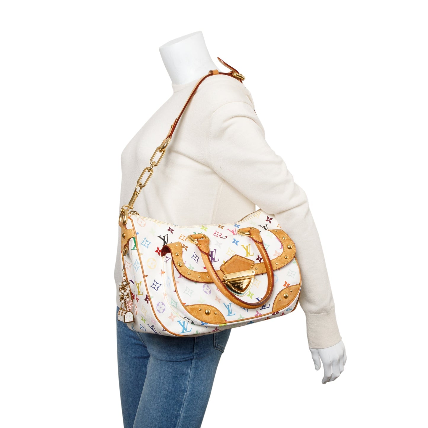 Louis Vuitton White Monogram Multicolore Rita