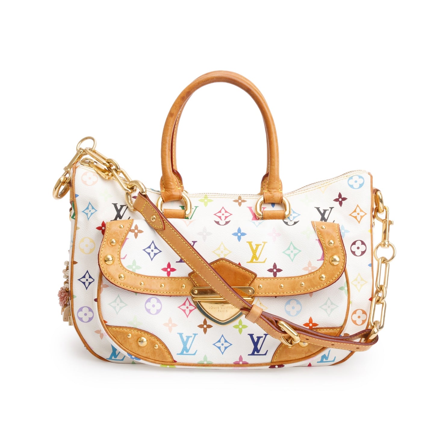 Louis Vuitton White Monogram Multicolore Rita