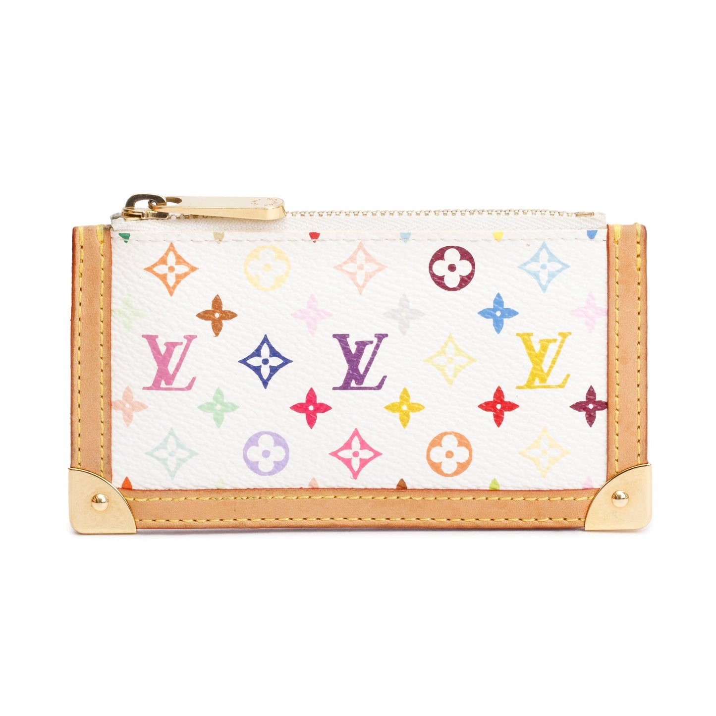 Louis Vuitton White Multicolore Key Pouch