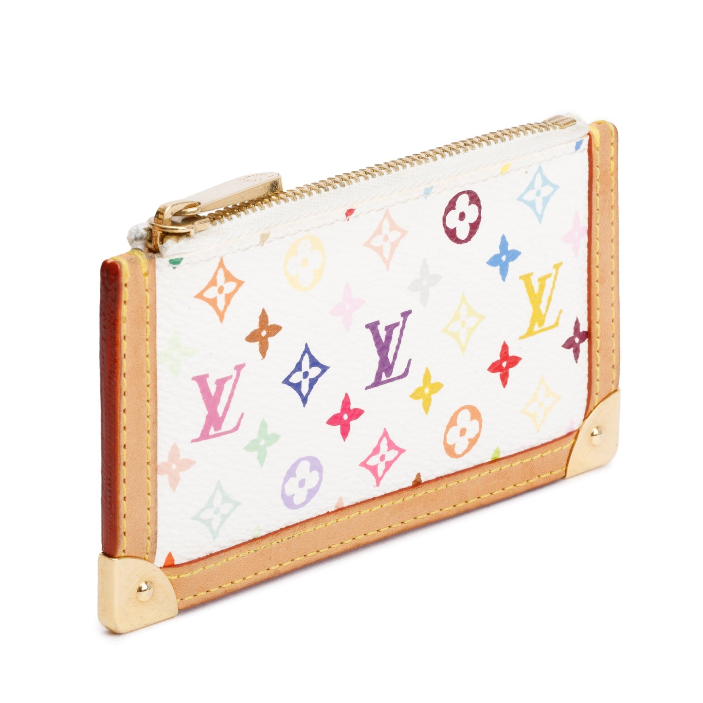 Louis Vuitton White Multicolore Key Pouch