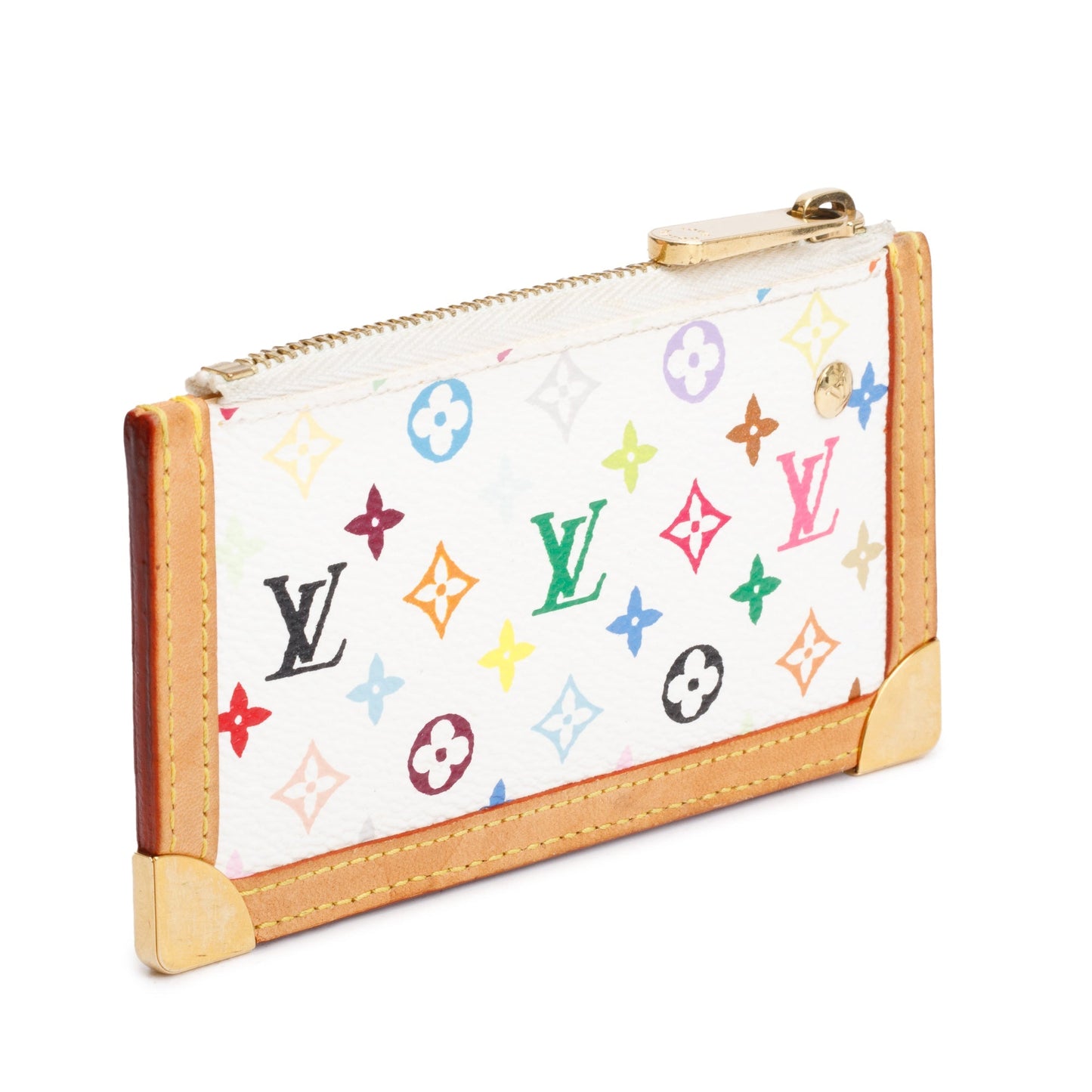 Louis Vuitton White Multicolore Key Pouch