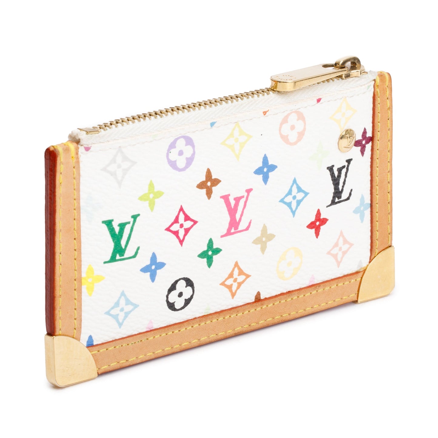 Louis Vuitton White Multicolore Key Pouch