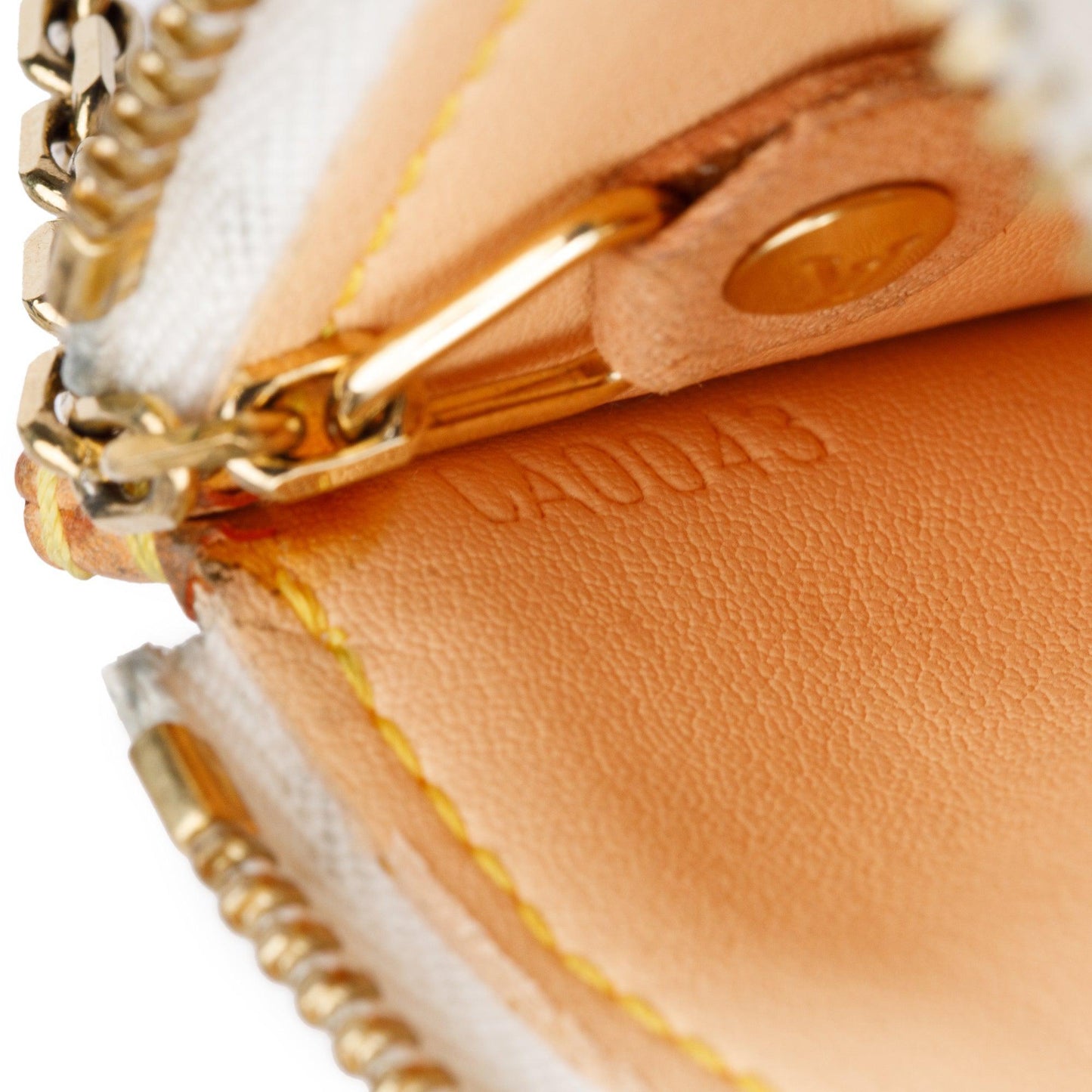 Louis Vuitton White Multicolore Key Pouch