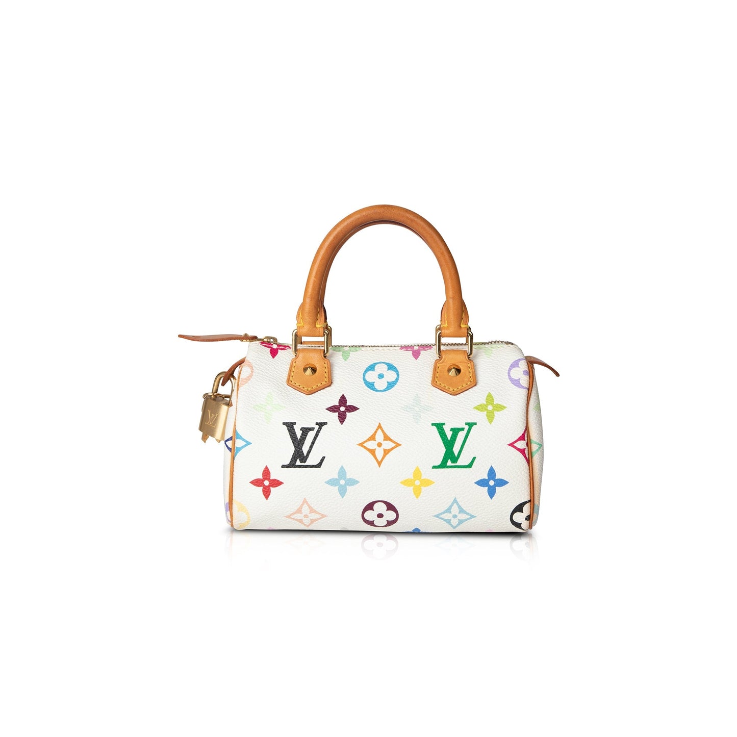 Louis Vuitton White Multicolore Mini HL Speedy