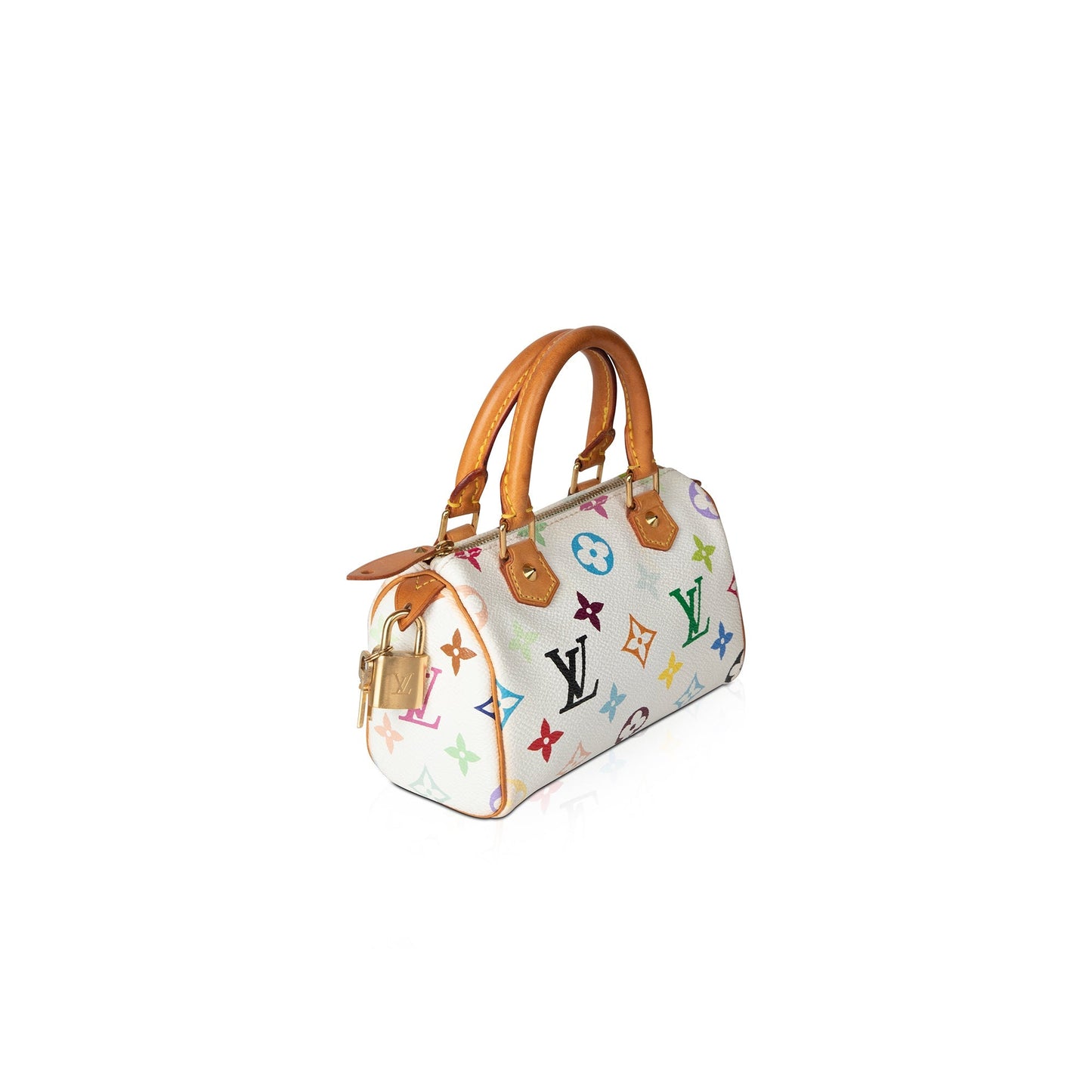 Louis Vuitton White Multicolore Mini HL Speedy