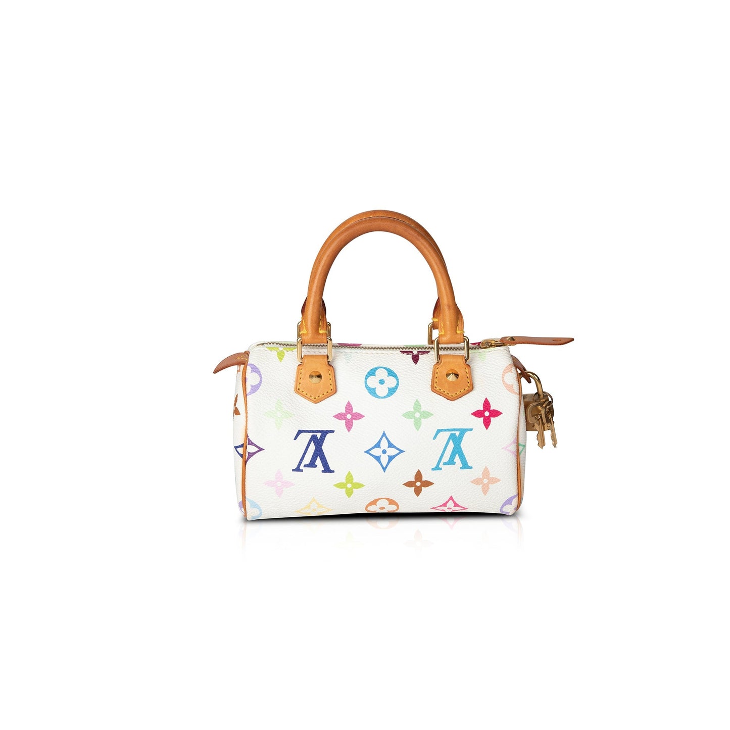 Louis Vuitton White Multicolore Mini HL Speedy