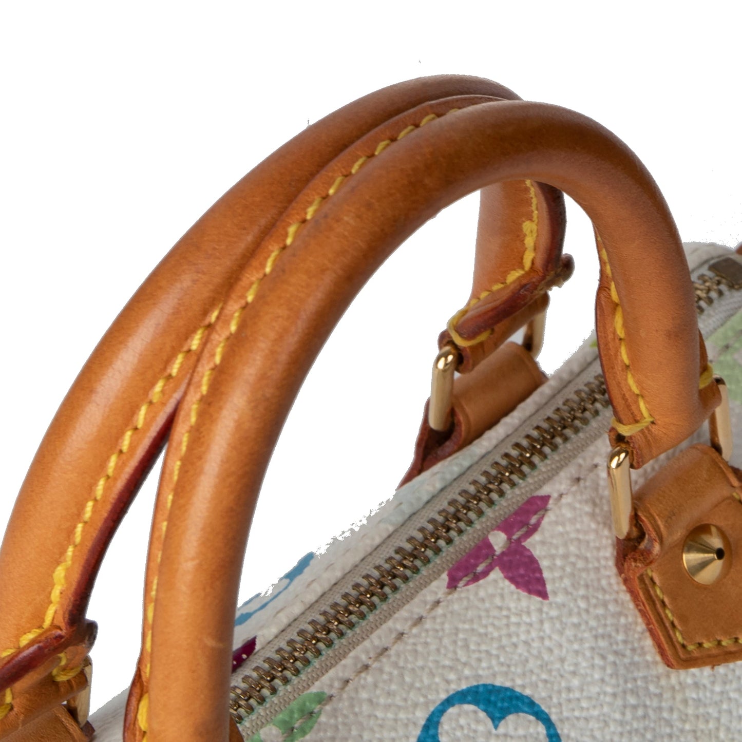 Louis Vuitton White Multicolore Mini HL Speedy