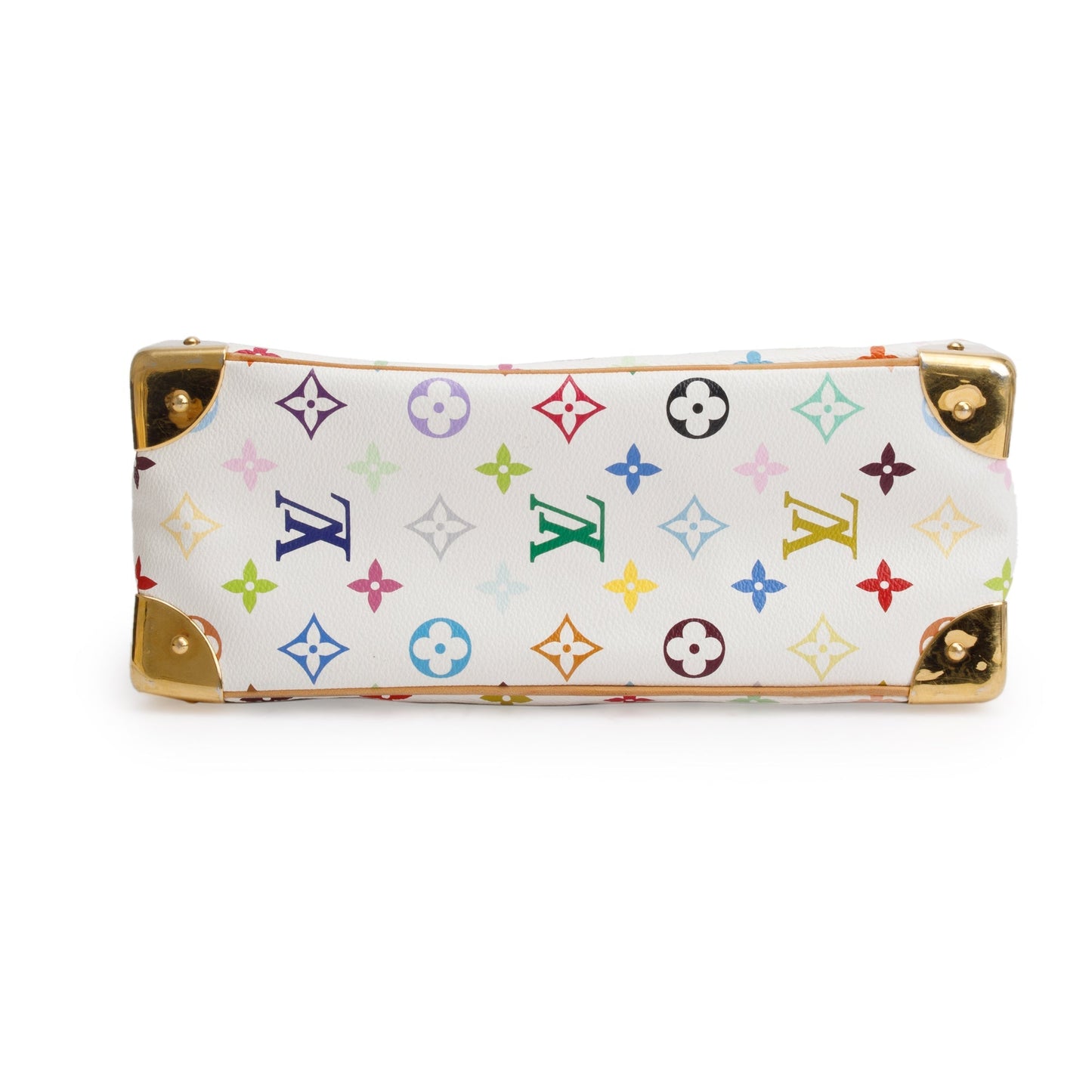 Louis Vuitton White Multicolore Monogram Trouville