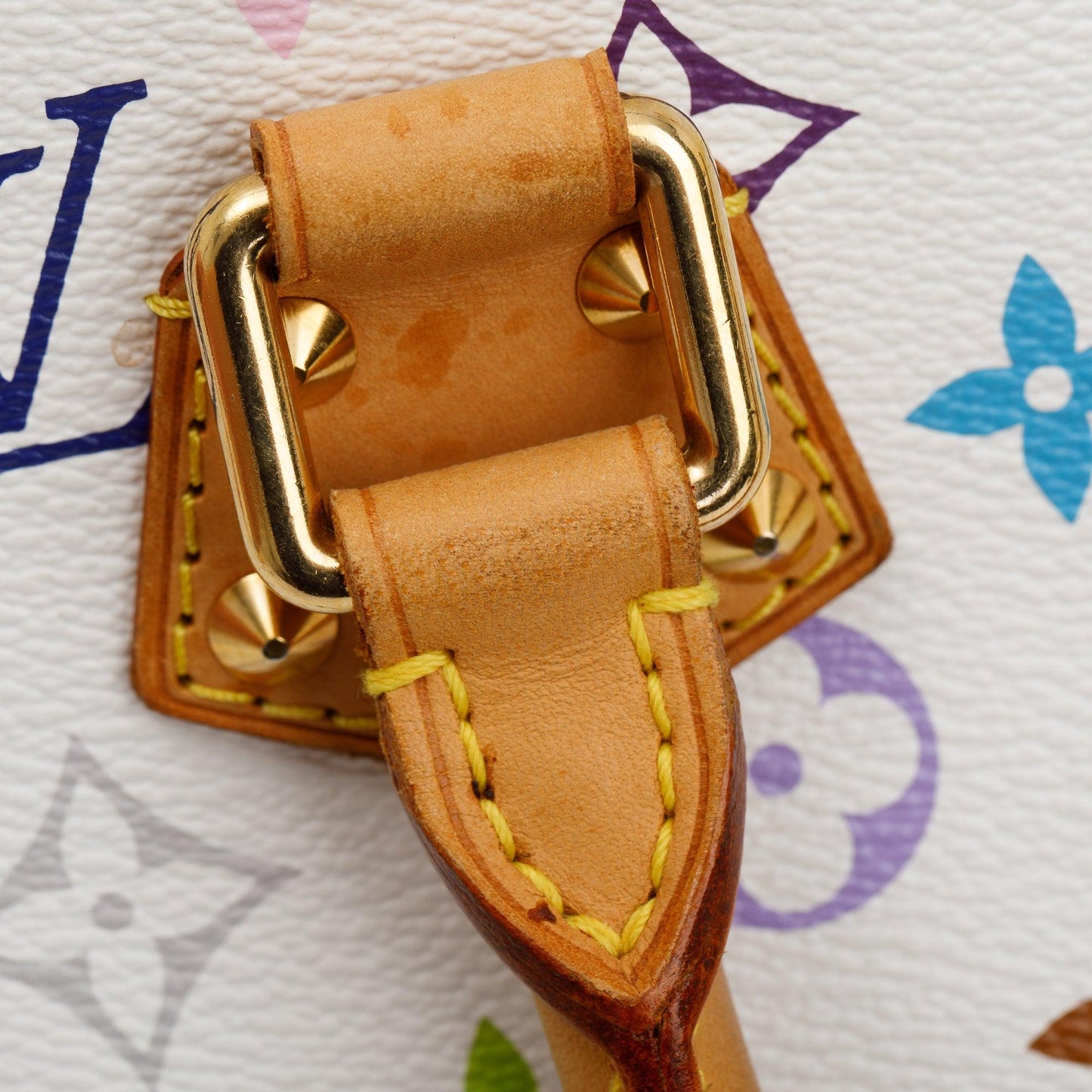 Louis Vuitton White Multicolore Monogram Trouville