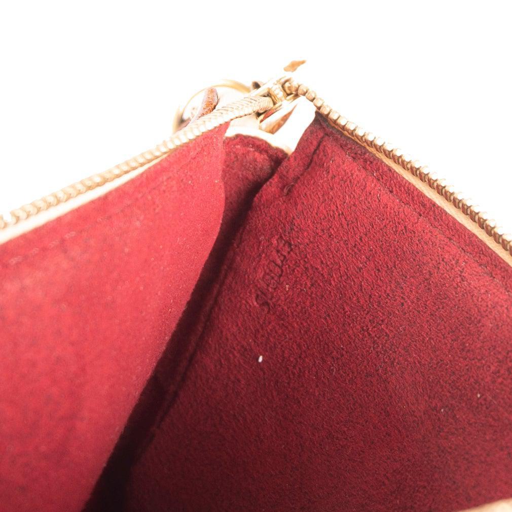 Louis Vuitton White Multicolore Pochette Accessories