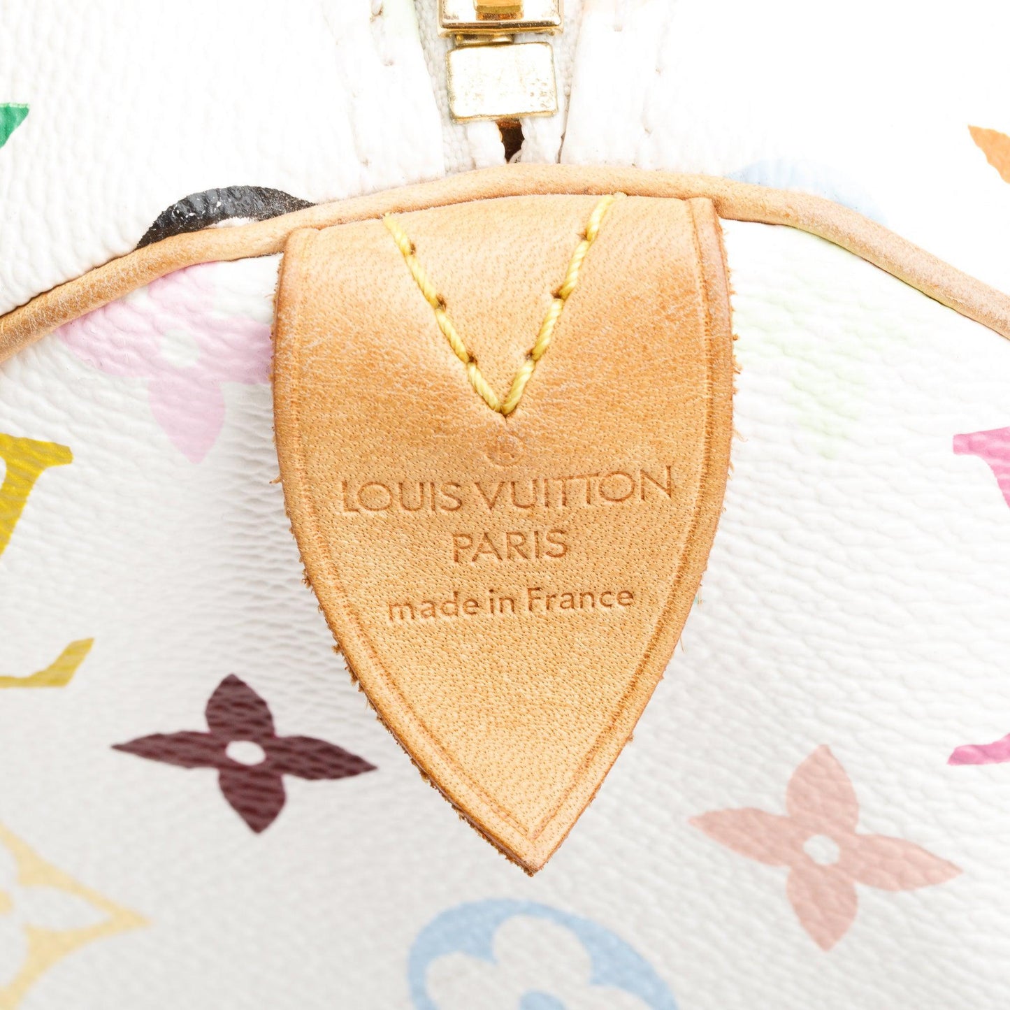 Louis Vuitton White Multicolore Speedy 30